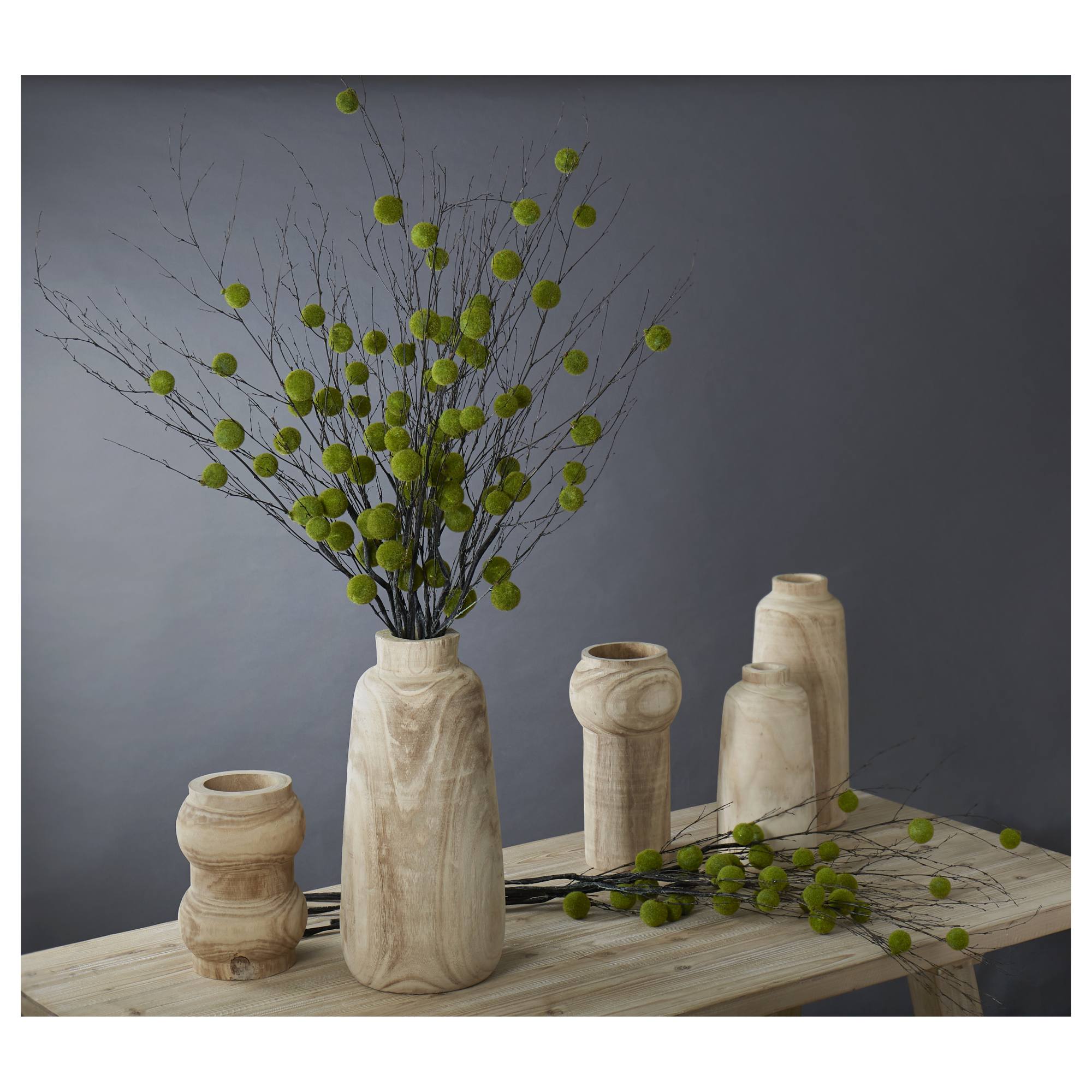 Rogue Dansk 18x18x36cm Vase, Natural