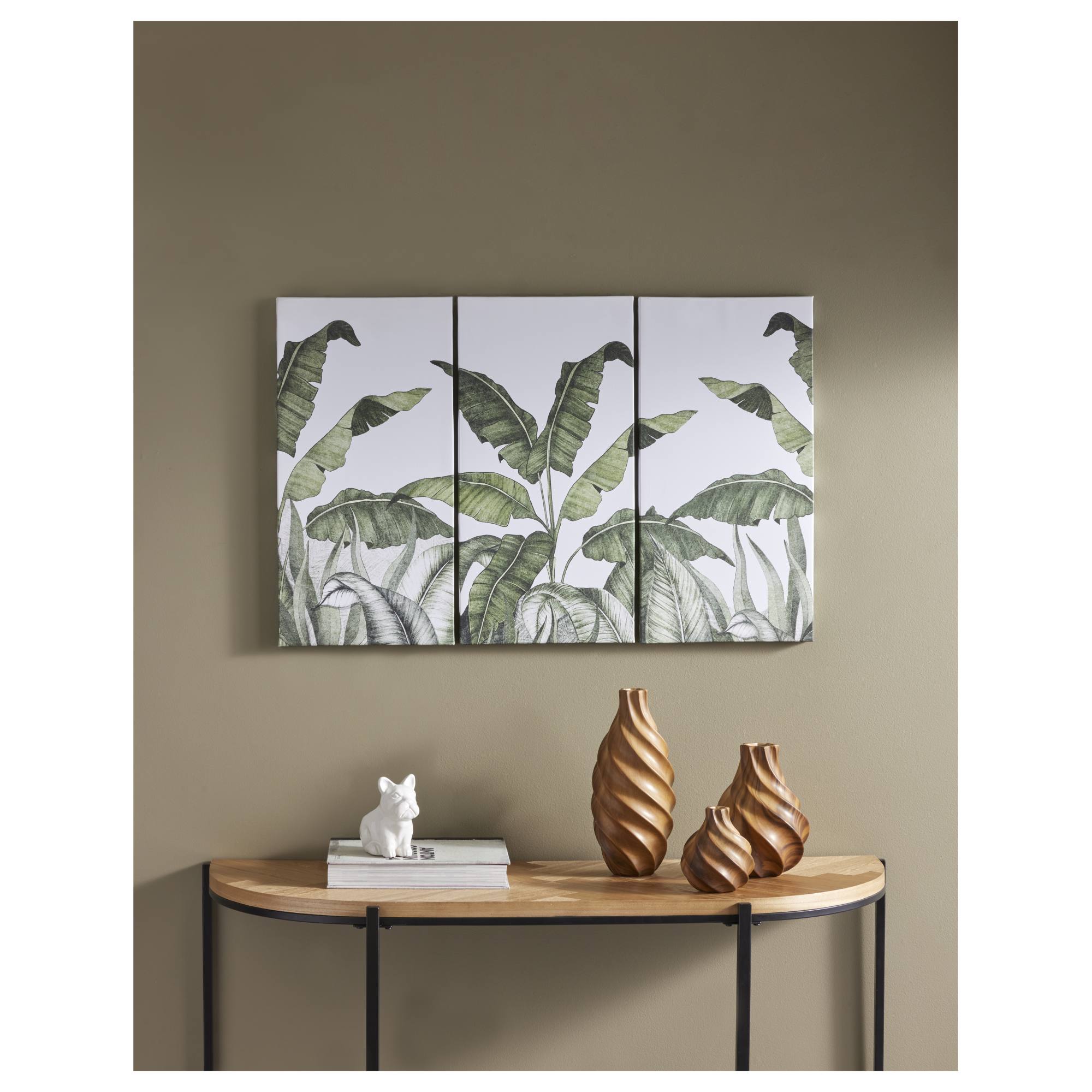 Emporium Akio Medium Ceramic Vase, Brown