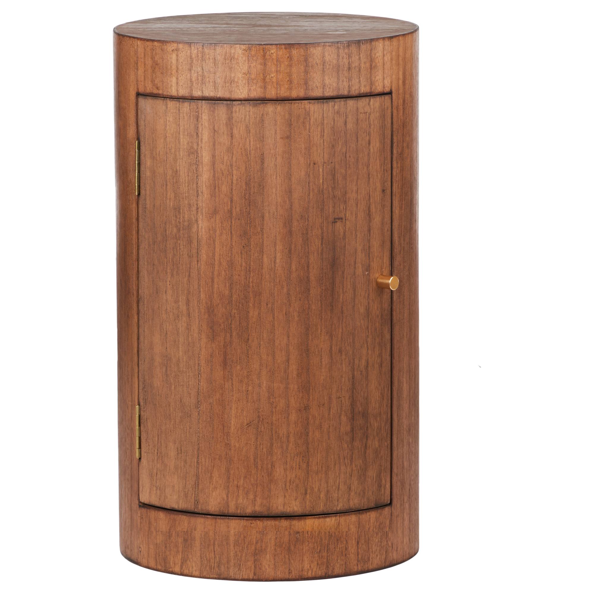 Grand Designs Lenox 35x35x61.5cm Side Table, Walnut