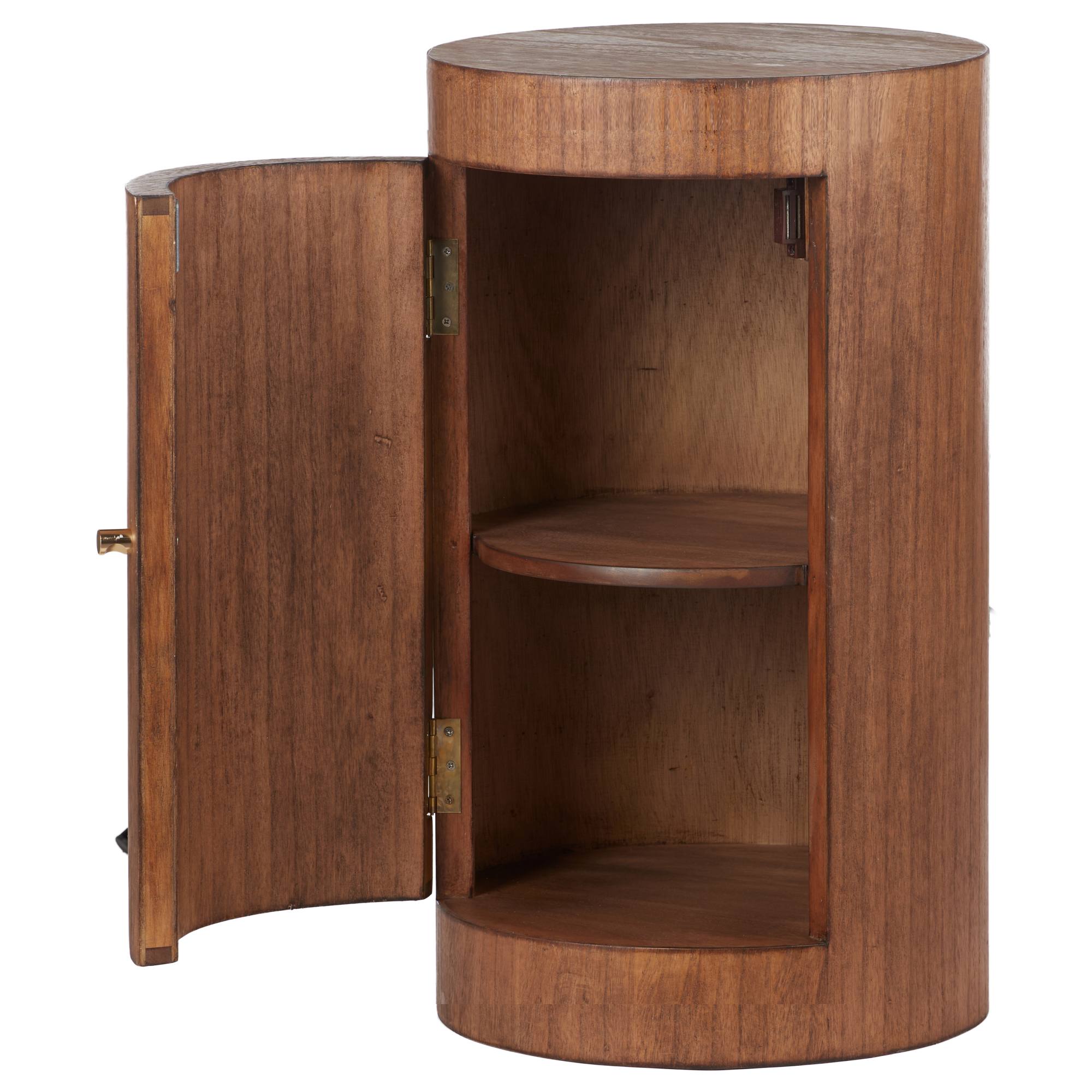 Grand Designs Lenox 35x35x61.5cm Side Table, Walnut