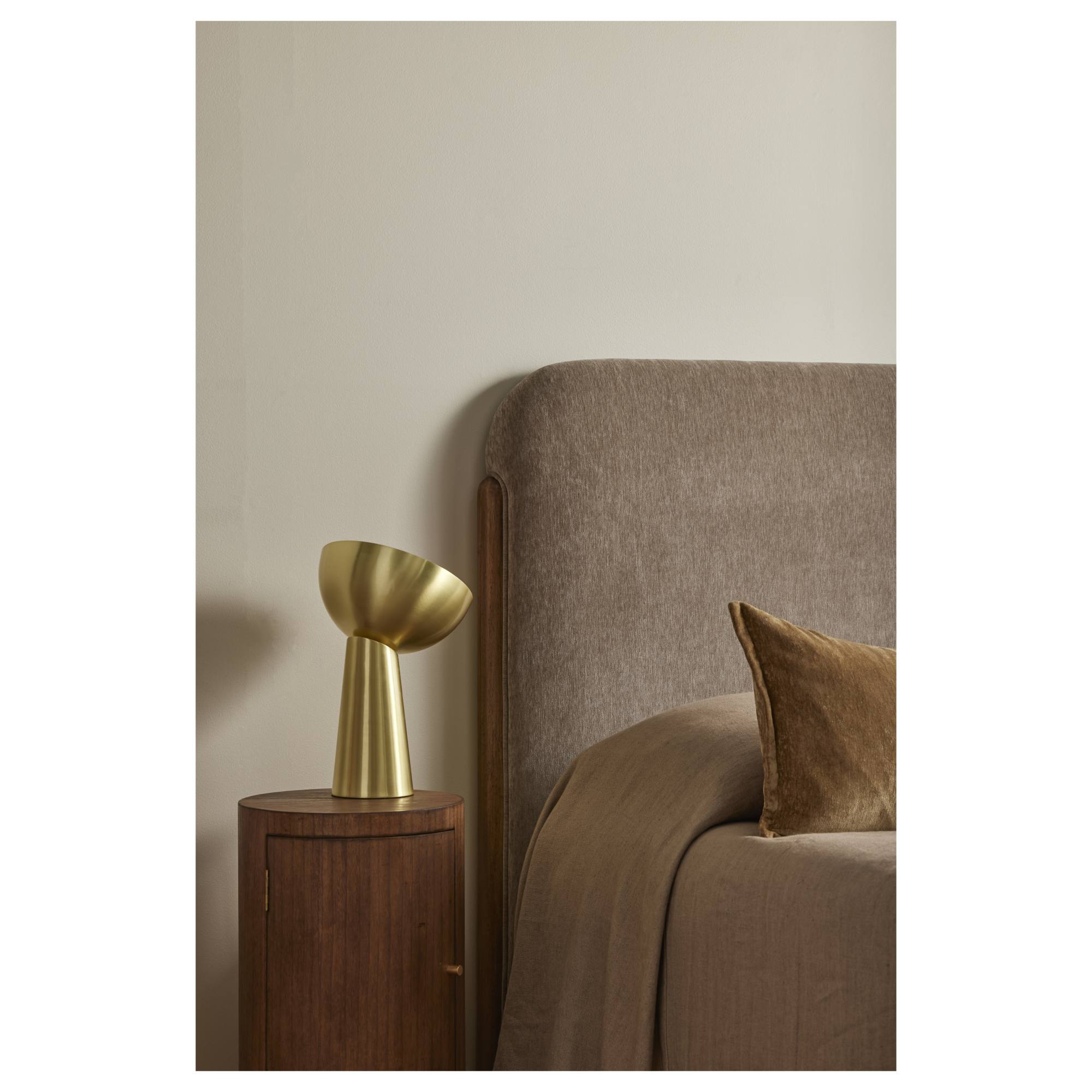 Grand Designs Lenox 35x35x61.5cm Side Table, Walnut