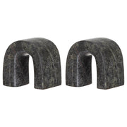 Amalfi Boyd 2pcs 11.5x7.6x11.5cm Stone Book Ends, Green