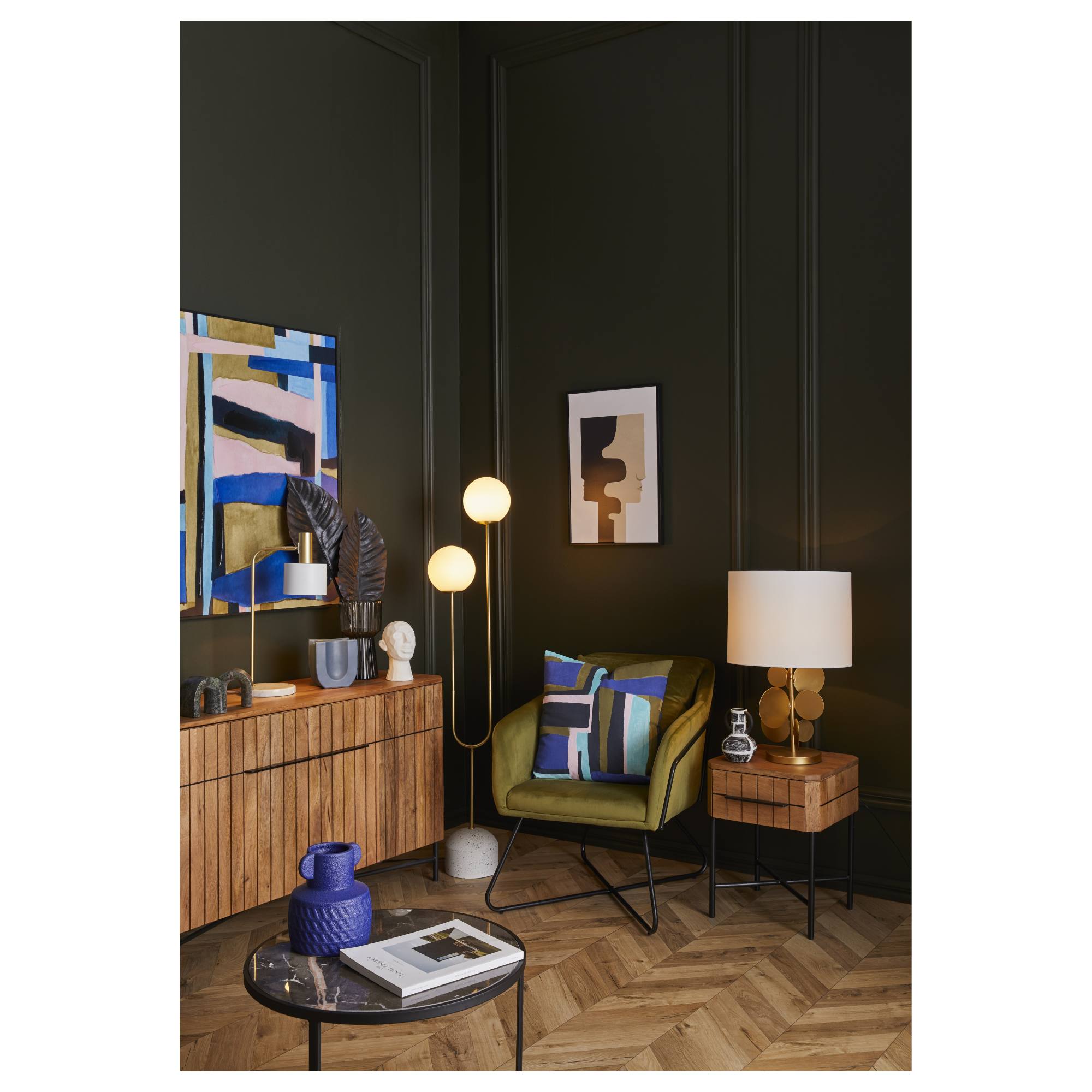 Amalfi Boyd 2pcs 11.5x7.6x11.5cm Stone Book Ends, Green