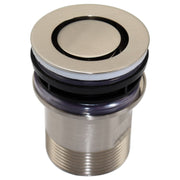 32mm Basin Pop Down Brass Plug & Waste, Brushed Nickel