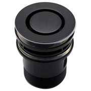 32mm Basin Pop Down Brass Plug & Waste, Matte Black