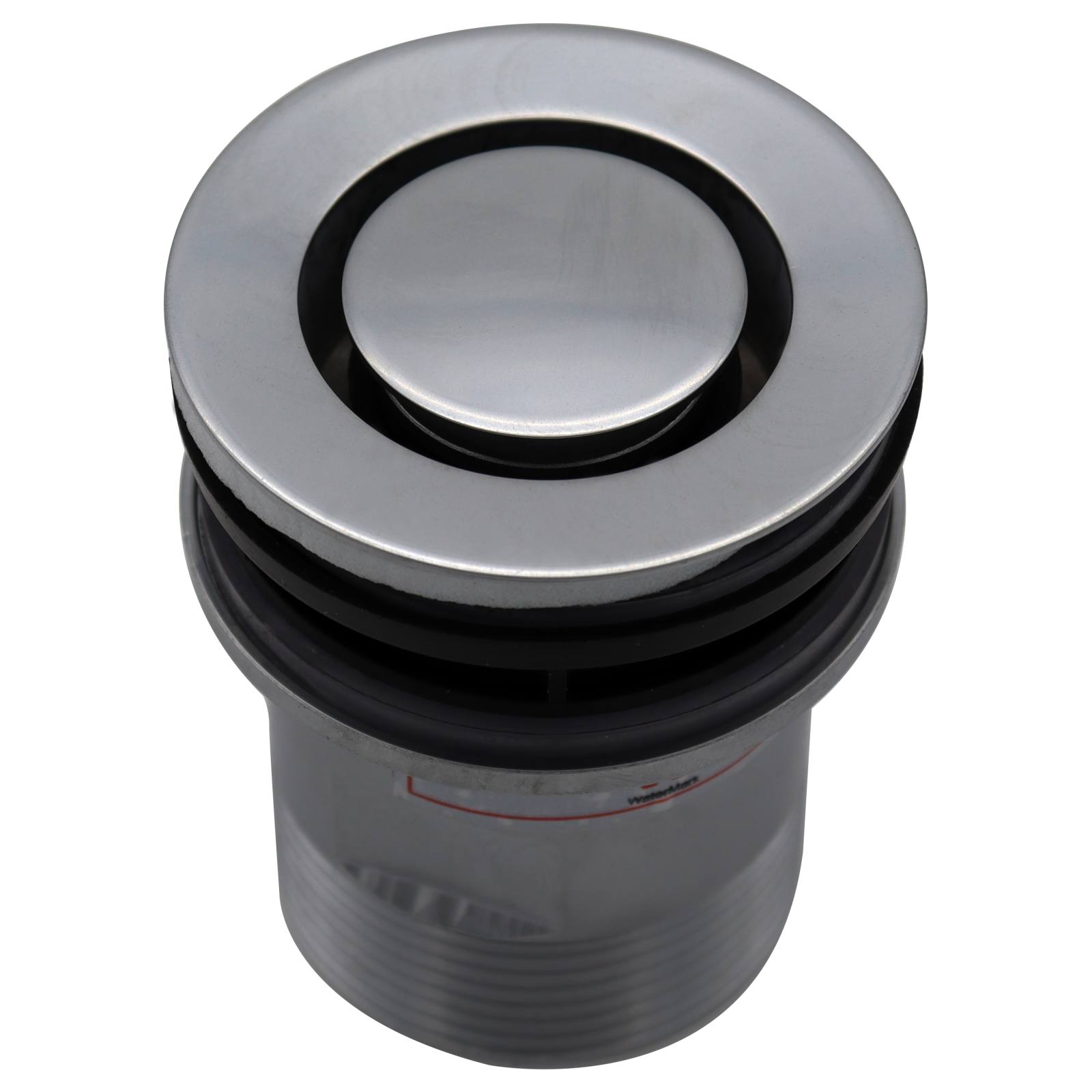 32mm Basin Pop Down Brass Plug & Waste, Titatium Grey