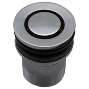 32mm Basin Pop Down Brass Plug & Waste, Titatium Grey