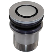 40mm Basin Pop Down Brass Plug & Waste, Satin Chrome