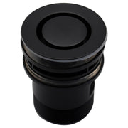 40mm Basin Pop Down Brass Plug & Waste, Black Chome