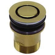 40mm Basin Pop Down Brass Plug & Waste, Brushed Gold