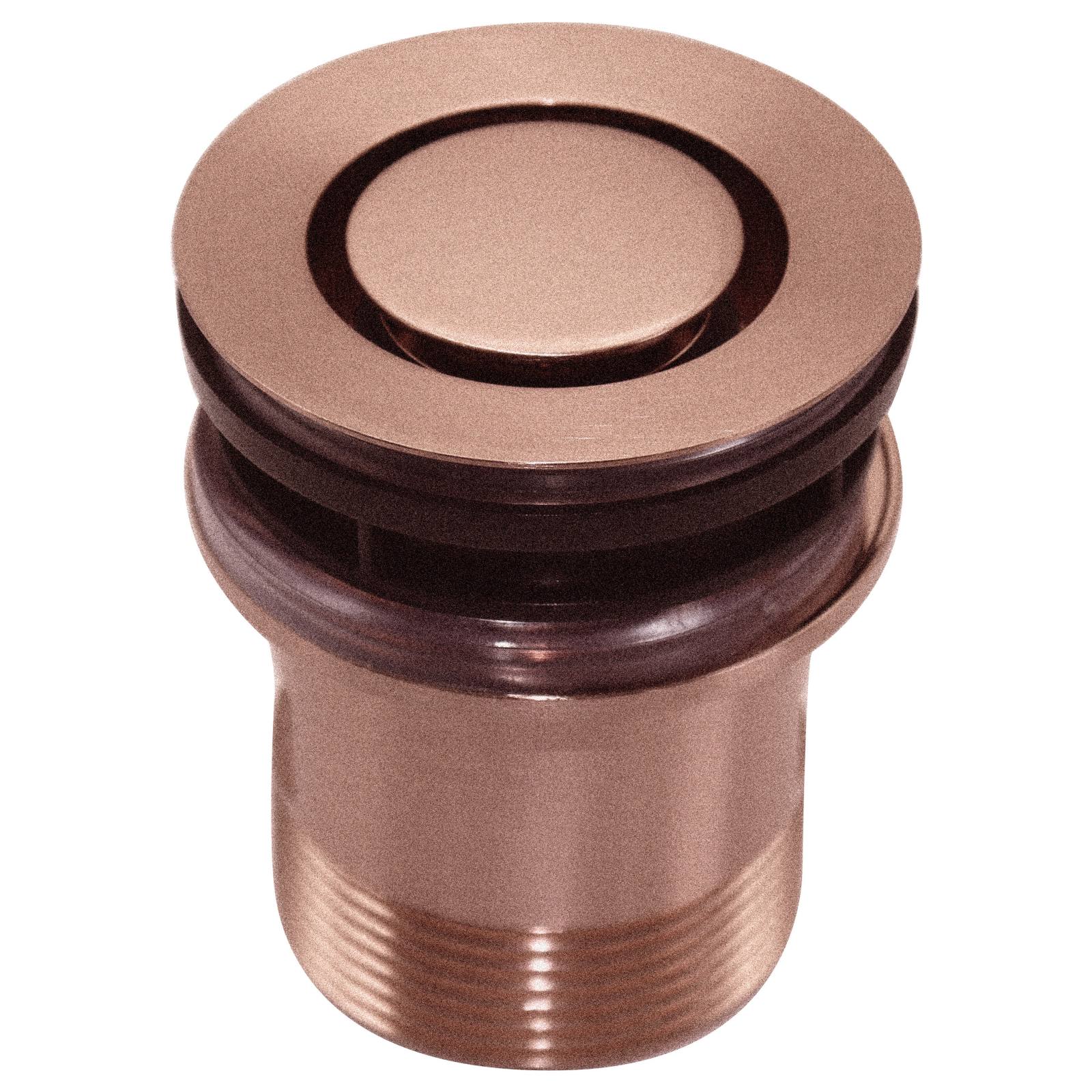 40mm Basin Pop Down Brass Plug & Waste, Brushed Rose Gold