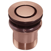 40mm Basin Pop Down Brass Plug & Waste, Brushed Rose Gold
