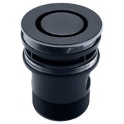 40mm Basin Pop Down Brass Plug & Waste, Brushed Gunmetal Grey