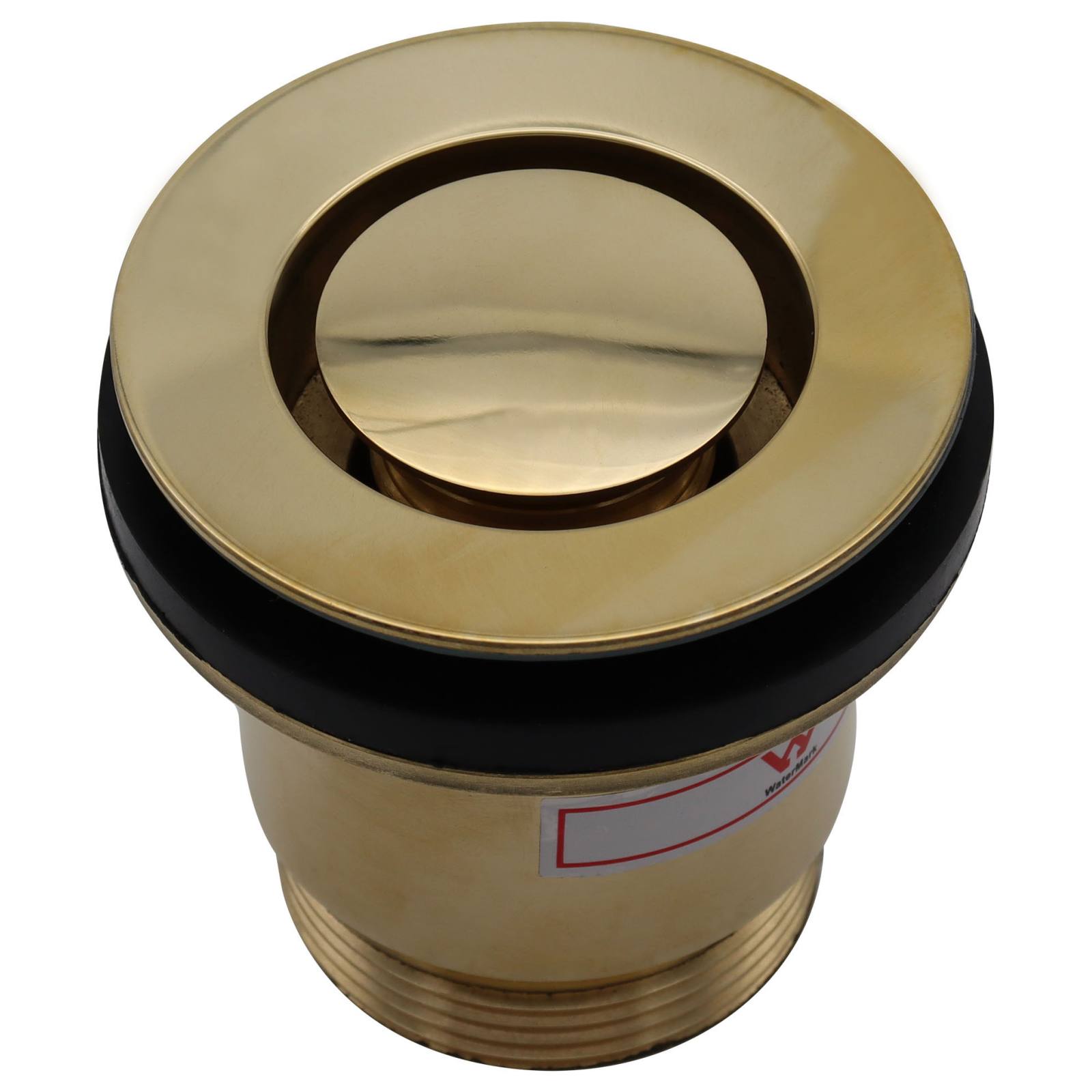 40mm Bath Pop Down Brass Plug & Waste, Polished Brass