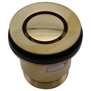 40mm Bath Pop Down Brass Plug & Waste, Polished Brass