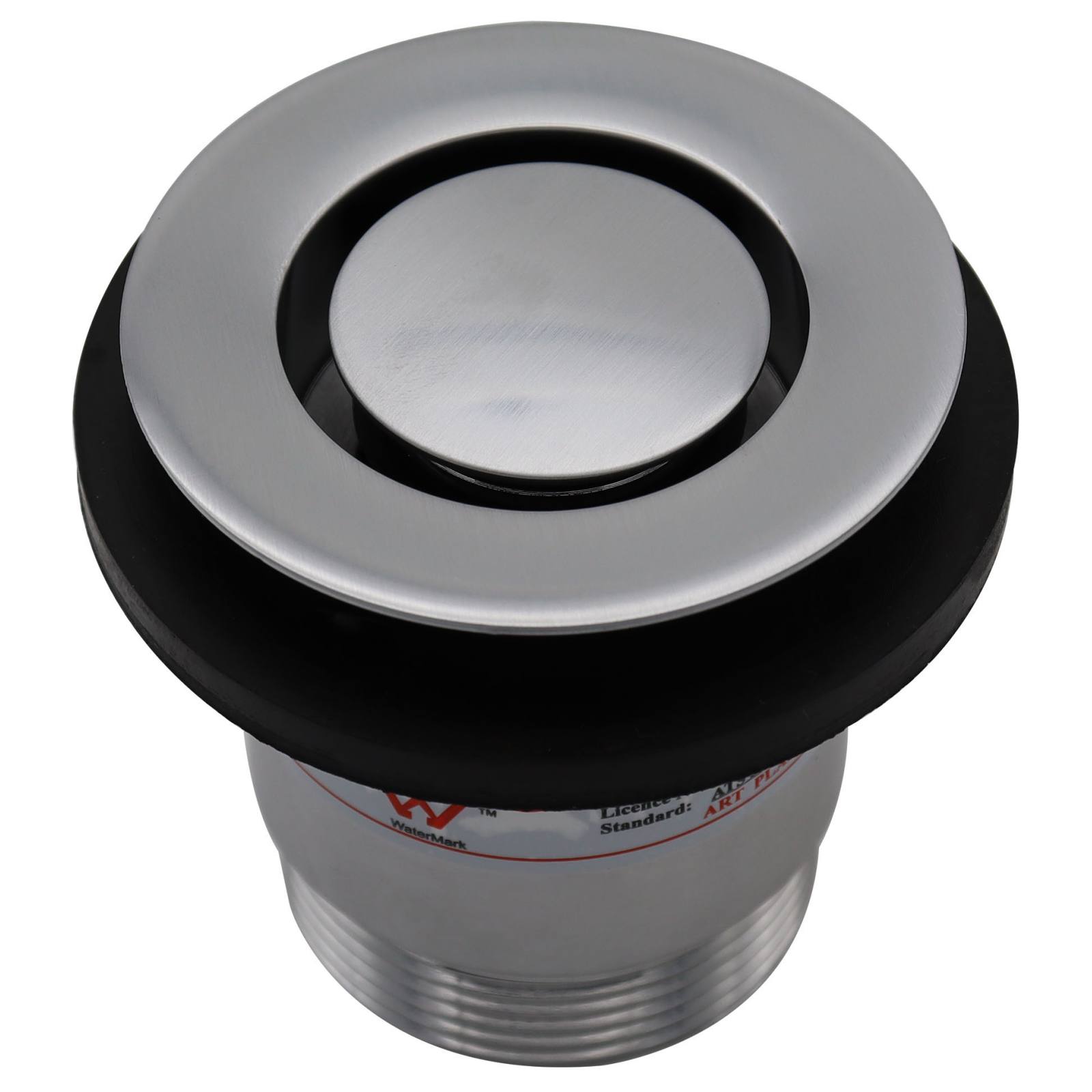 40mm Bath Pop Down Brass Plug & Waste, Brushed Chrome