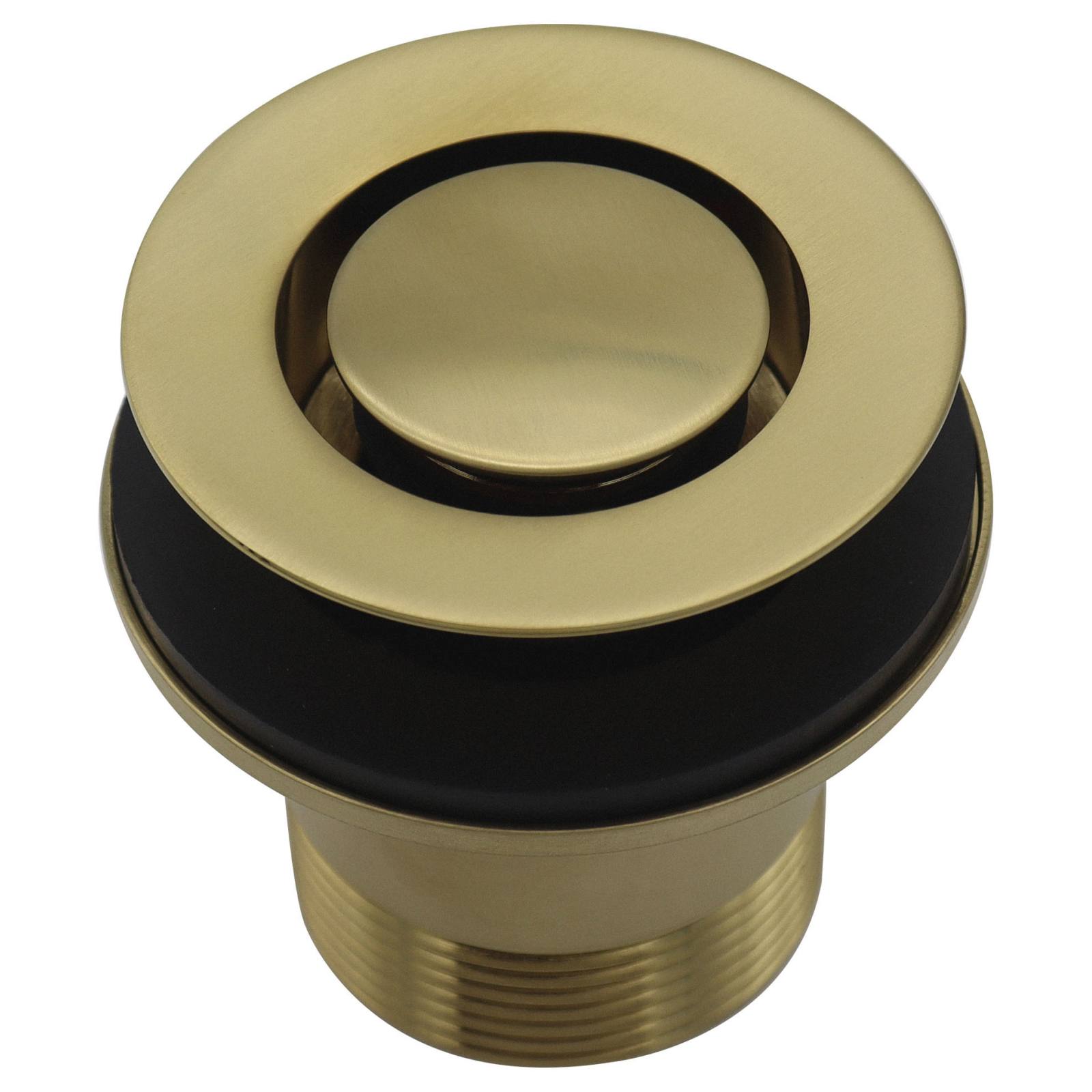 40mm Bath Pop Down Brass Plug & Waste, Brushed Gold