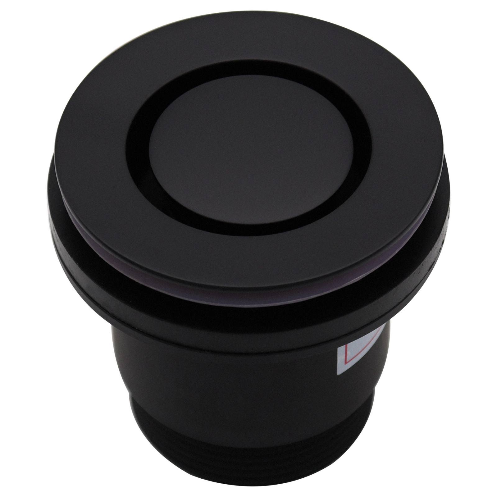40mm Bath Pop Down Brass Plug & Waste, Matte Black