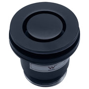 40mm Bath Pop Down Brass Plug & Waste, Brushed Gunmetal Grey