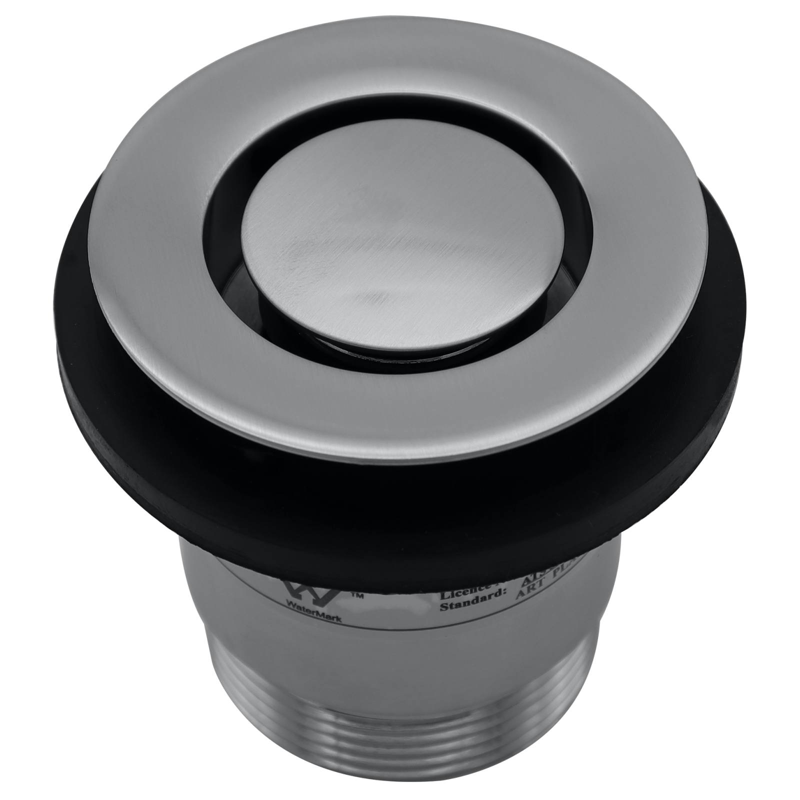 40mm Bath Pop Down Brass Plug & Waste, Titatium Grey