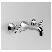 Astra Walker Classic Wall Set 173mm Spout Chrome with  Cross Handles
