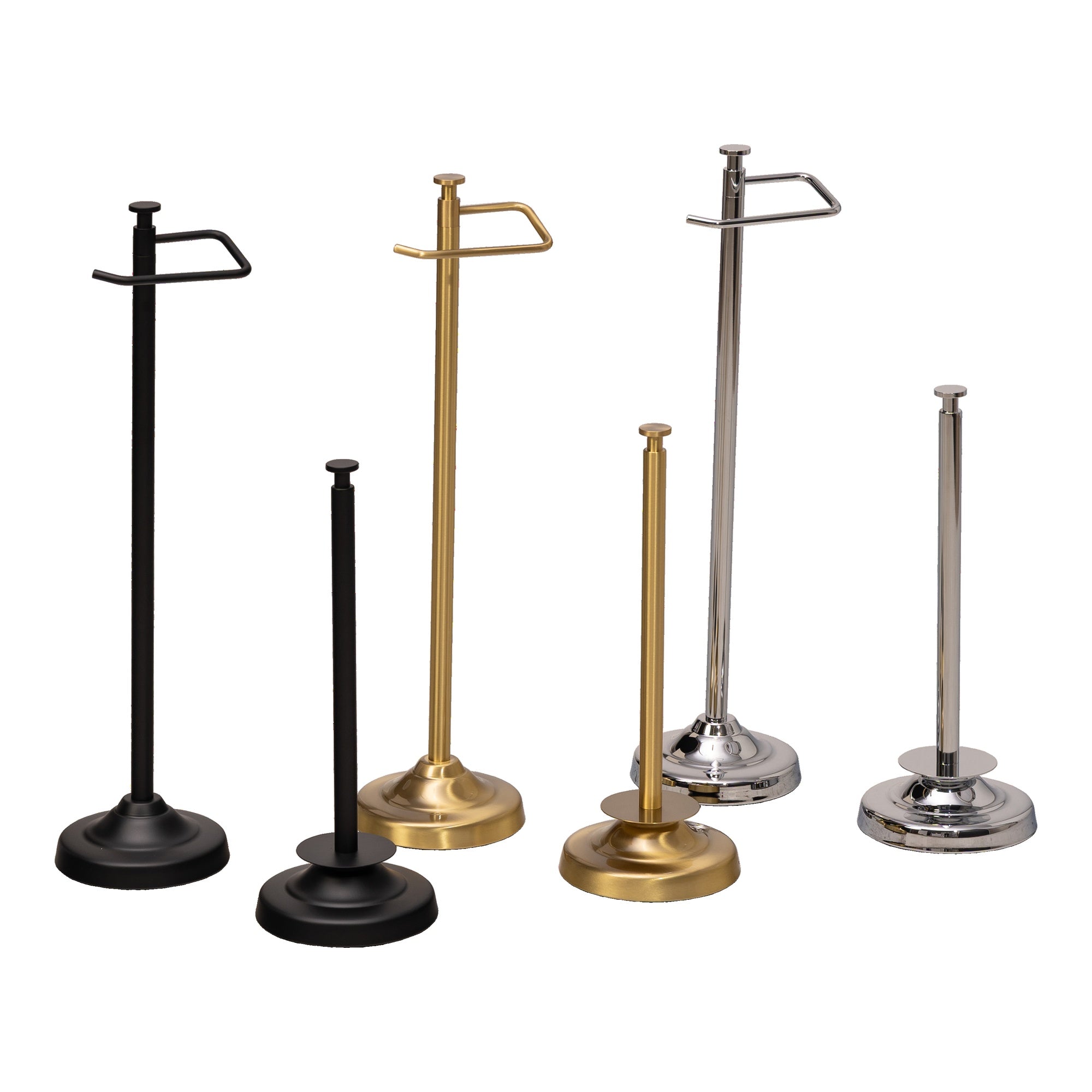 Albury Freestanding Toilet Paper Holder, Chrome