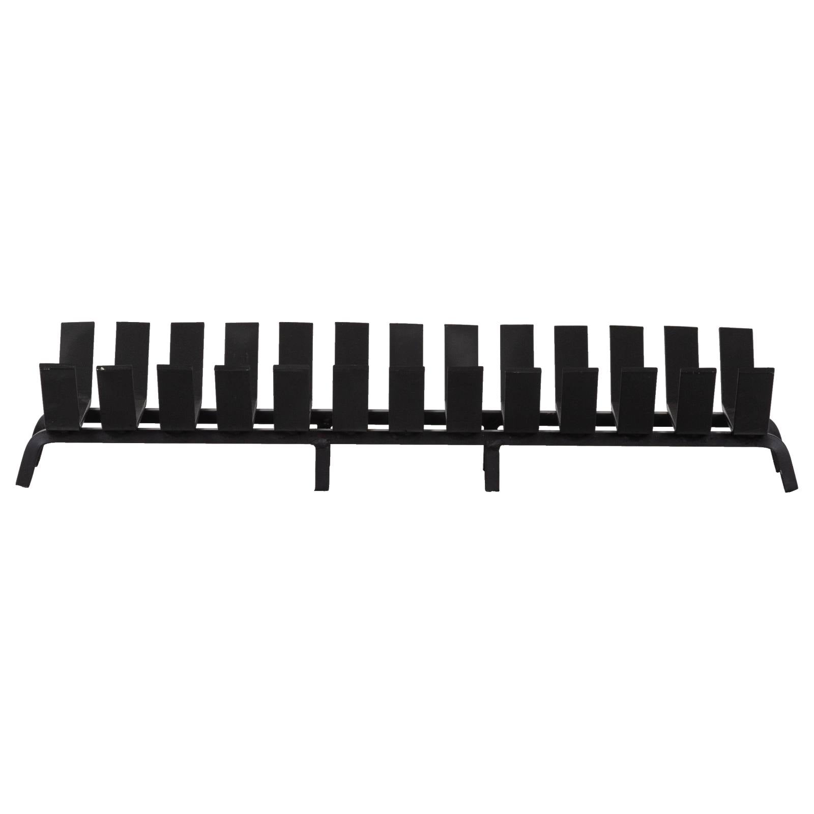 Steel Fire Grate 875mm Wide Black