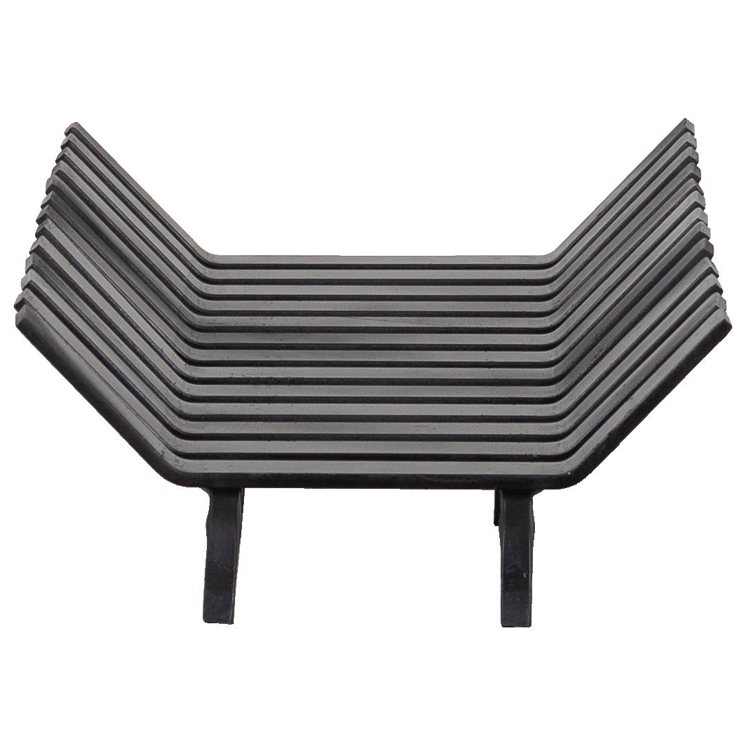 Steel Fire Grate 875mm Wide Black