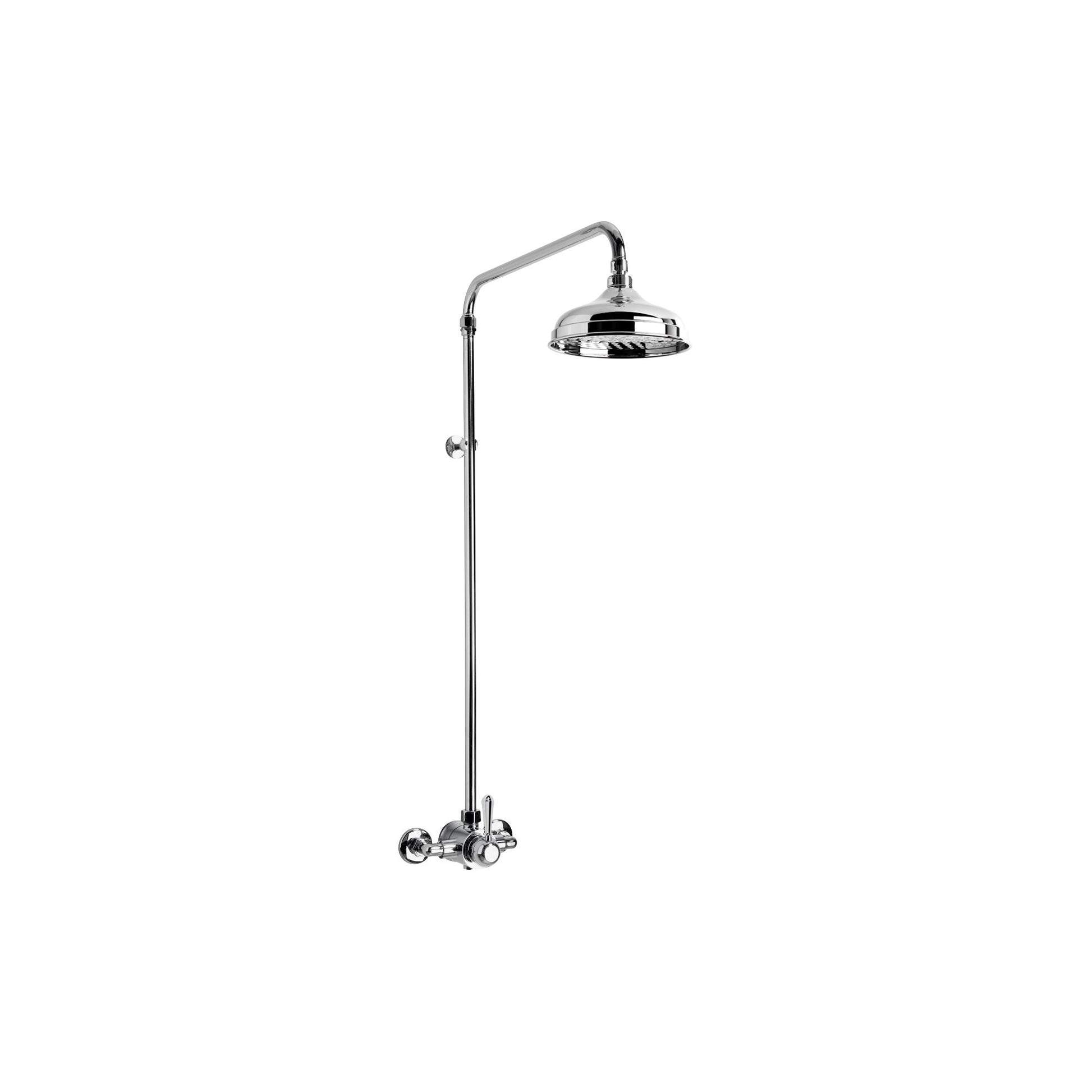 Neu England Shower Mixer Set w Metal Lever, Durobrite Chrome
