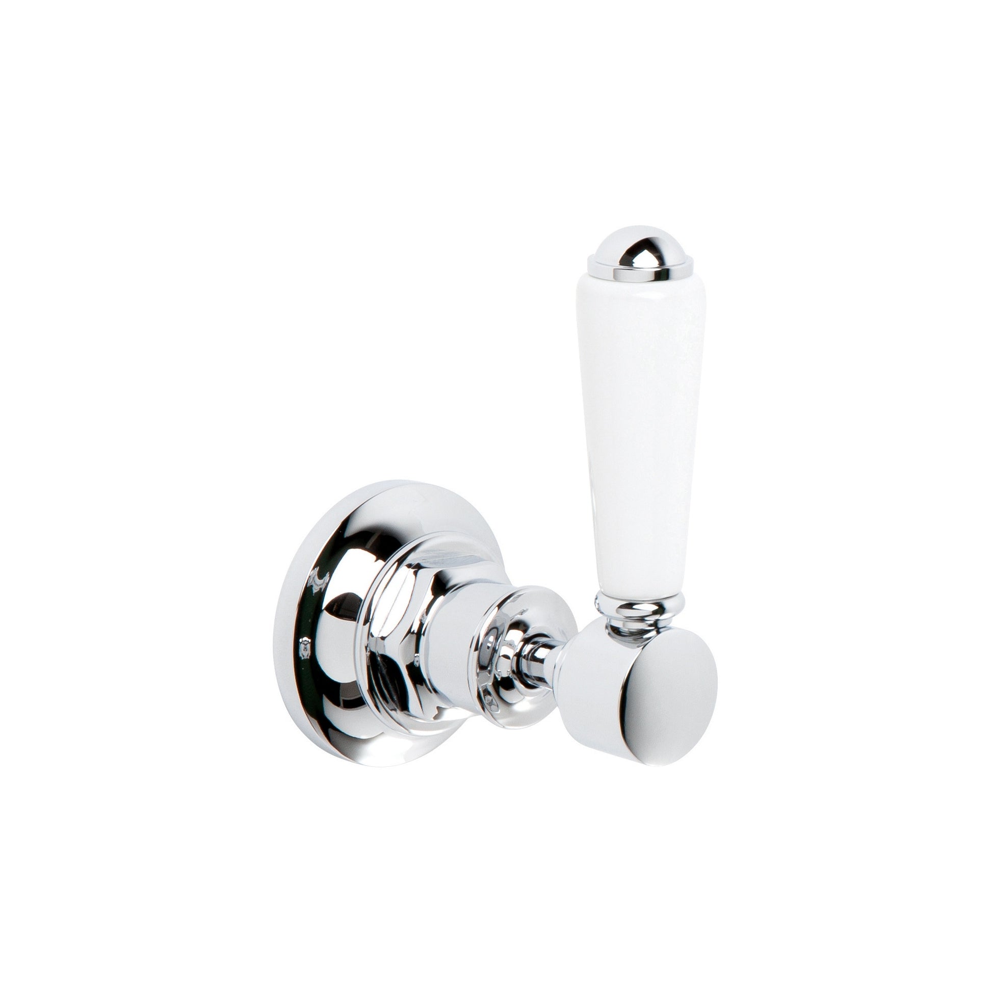 Winslow Diverter w White Porcelain Lever, Durobrite Chrome