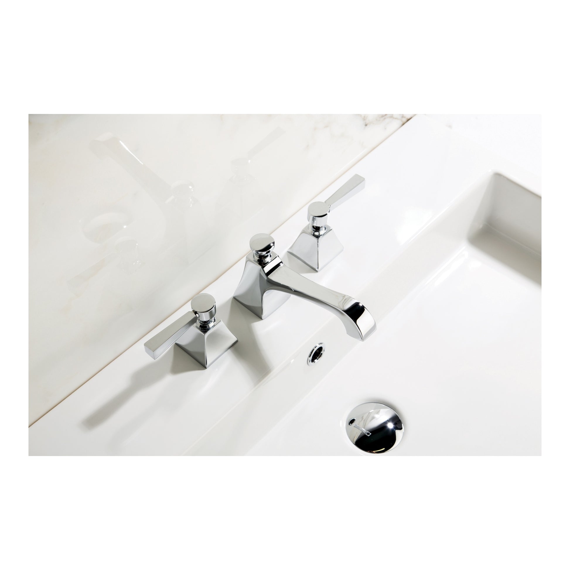 Michelangelo Basin Set, Durobrite Chrome