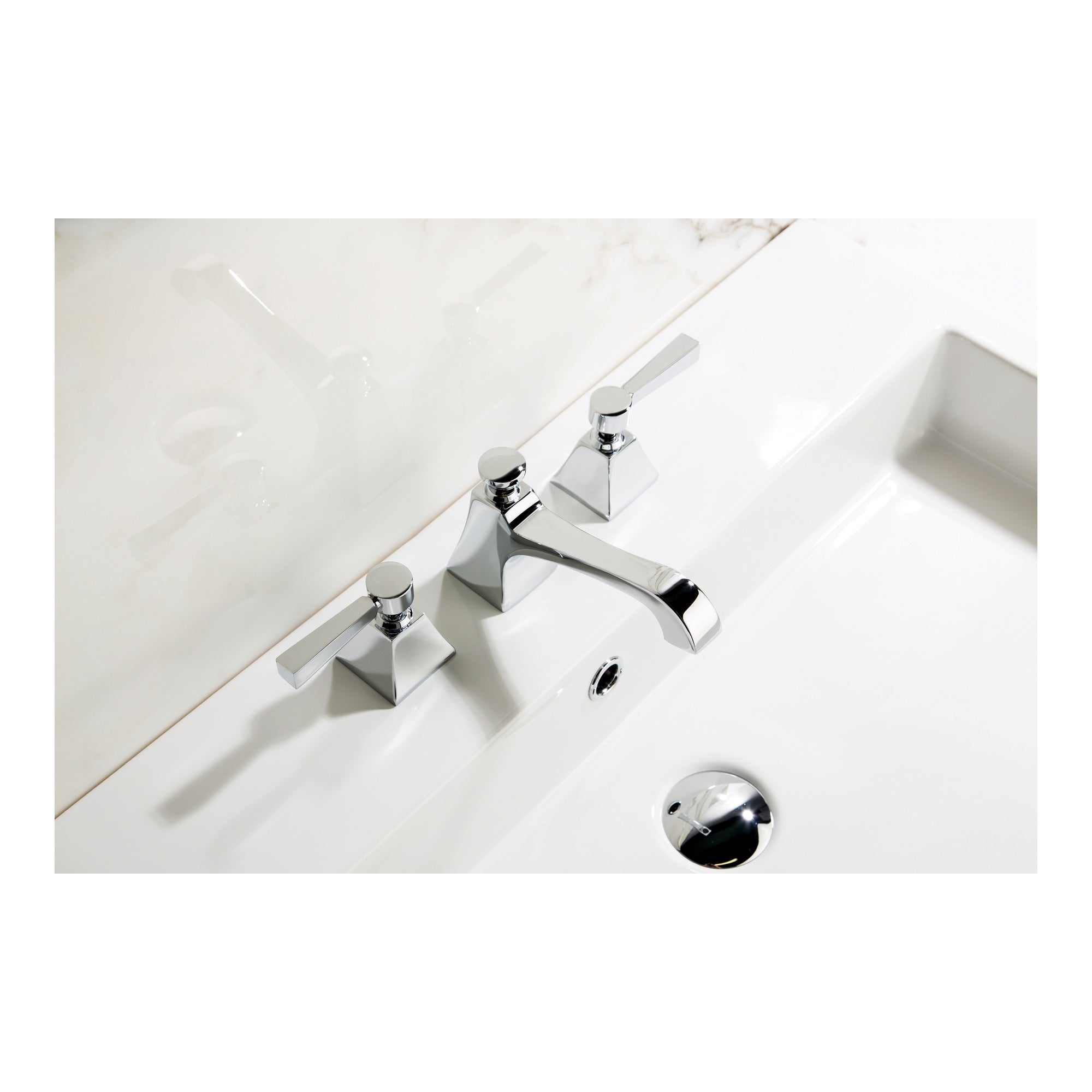 Michelangelo Basin Set, Durobrite Chrome