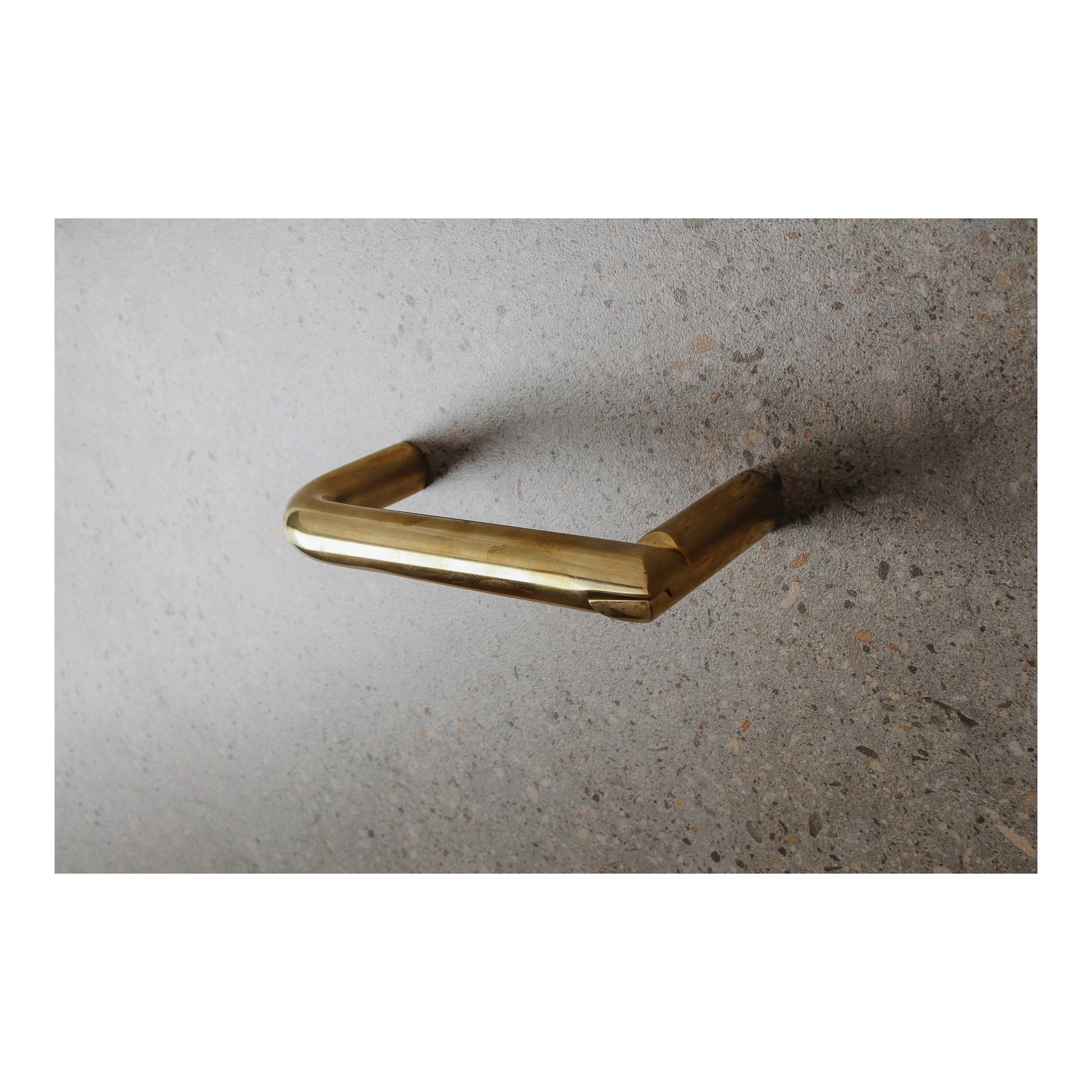 Nanobar Toilet Roll Holder, Polished Brass Organic