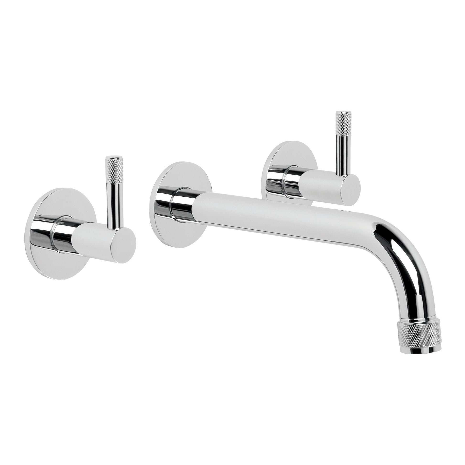 Yokato Wall Set w Knurled Levers, Durobrite Chrome