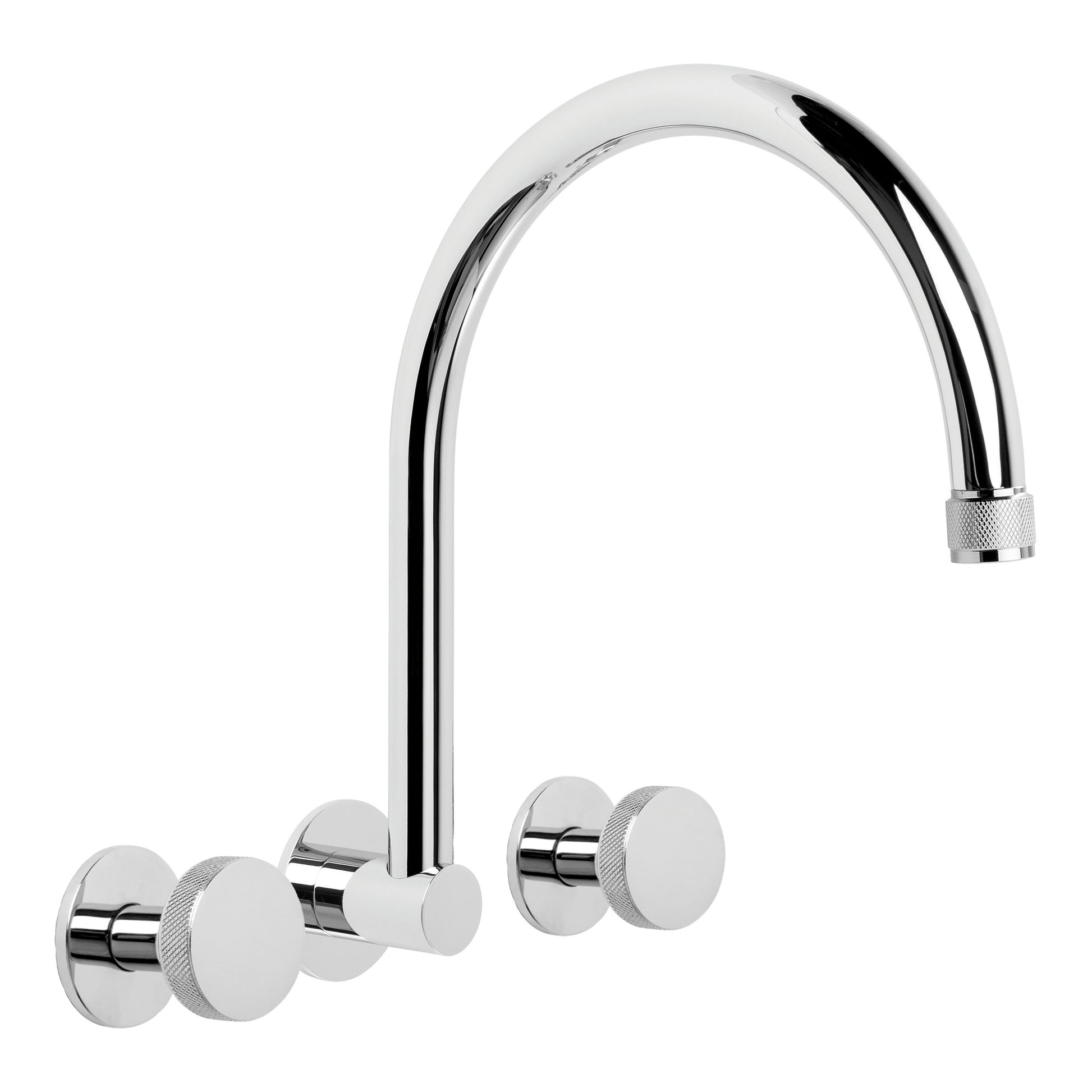 Yokato Wall Set w Disc Handles, Durobrite Chrome
