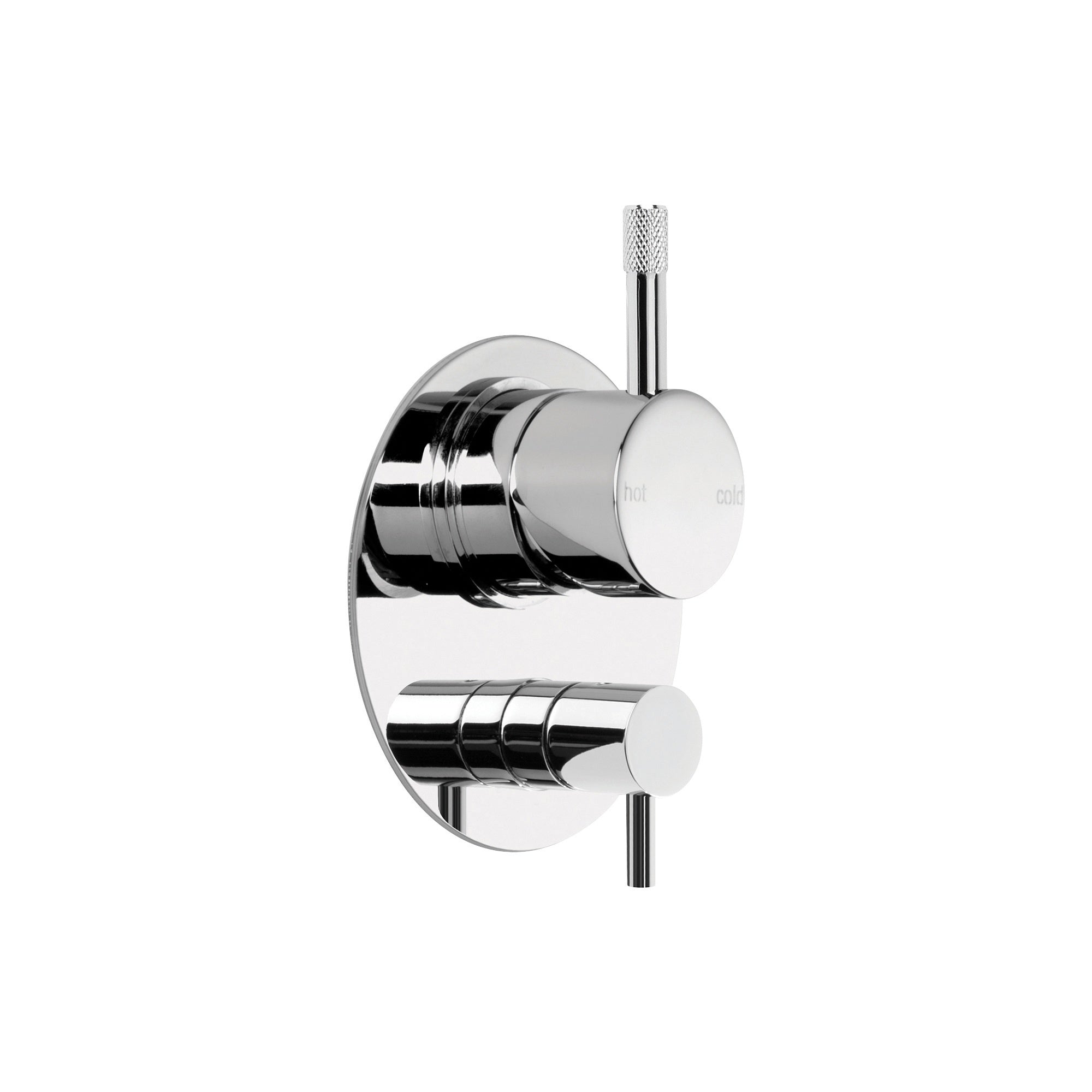 Yokato Mixer Diverter w Knurled Lever, Durobrite Chrome