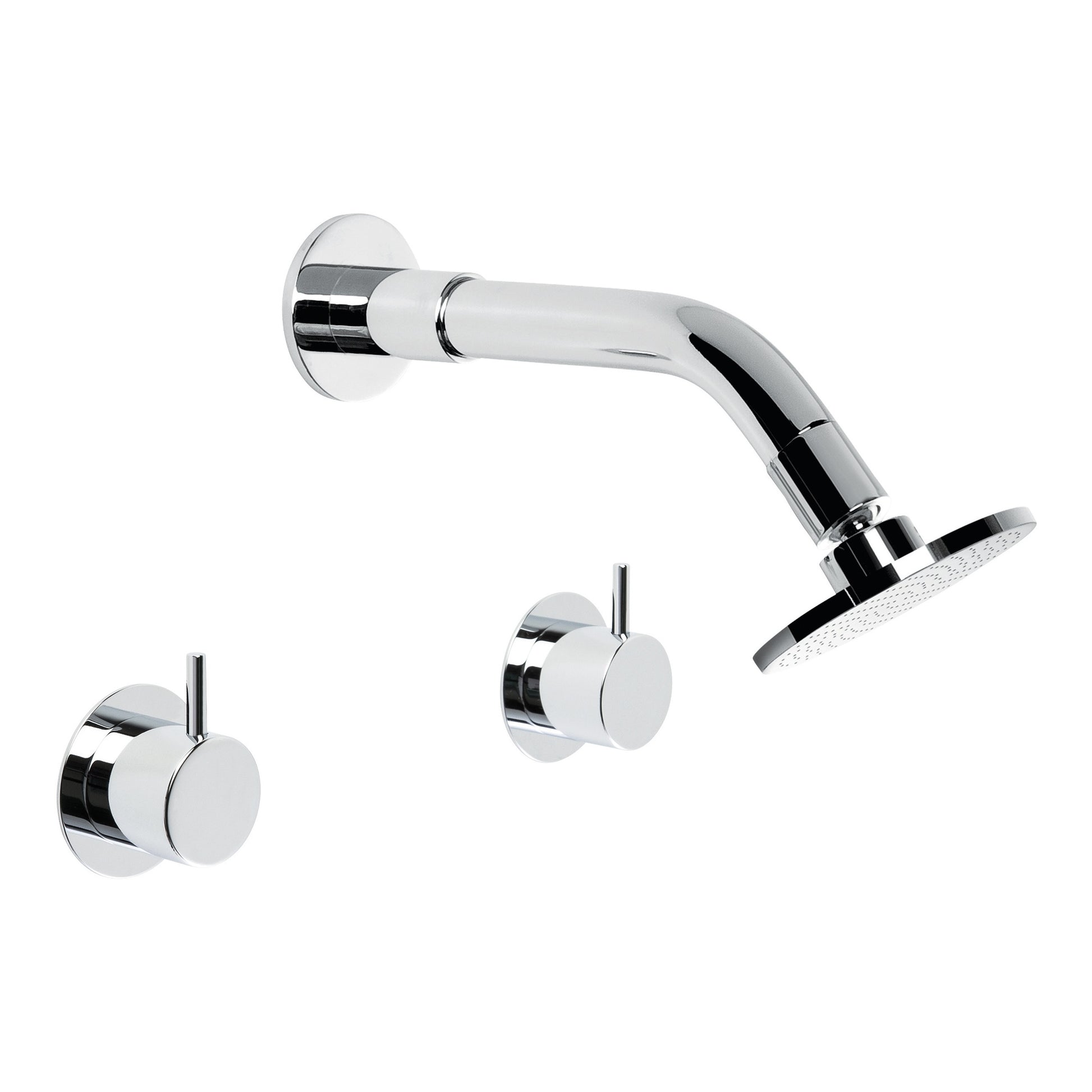 Minim Shower Set w 100mm Rose, Durobrite Chrome