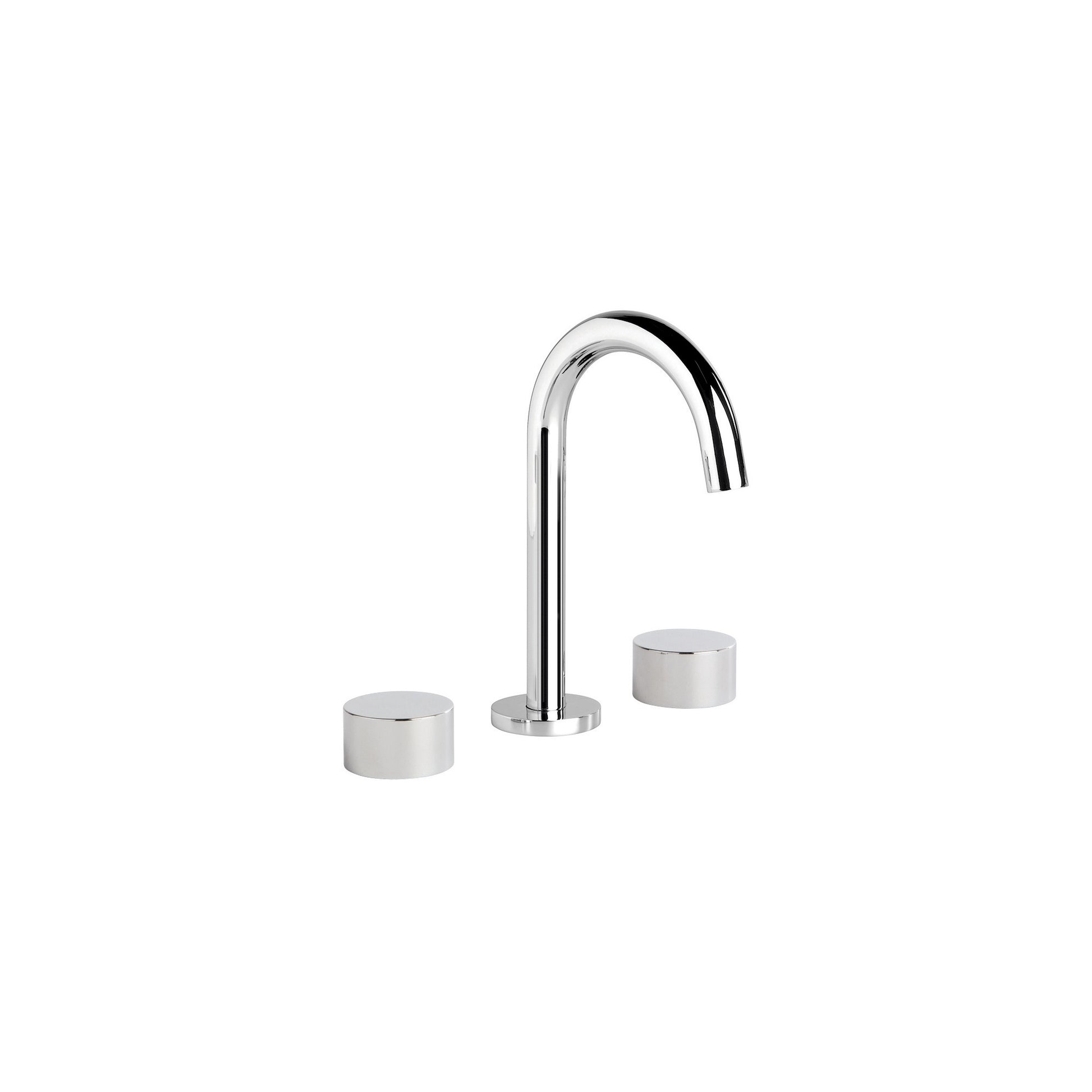 Halo Basin Set w Metal Handle, Durobrite Chrome