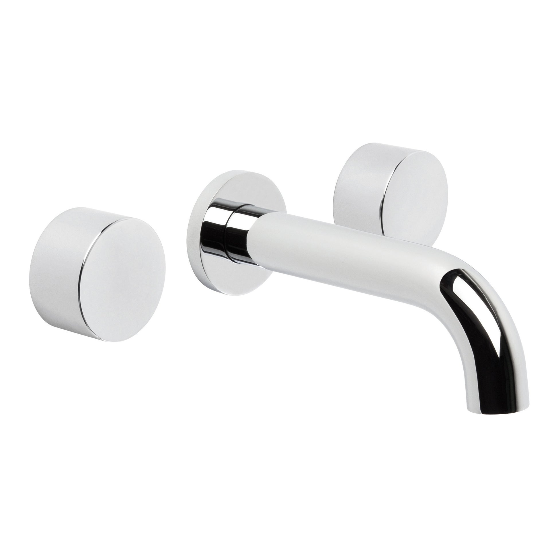 Halo 150mm Wall Set w Metal Handle, Durobrite Chrome