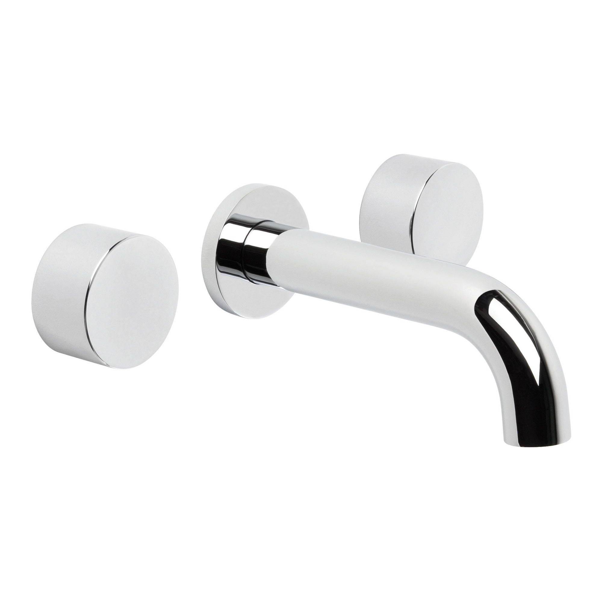 Halo 150mm Wall Set w Metal Handle, Durobrite Chrome