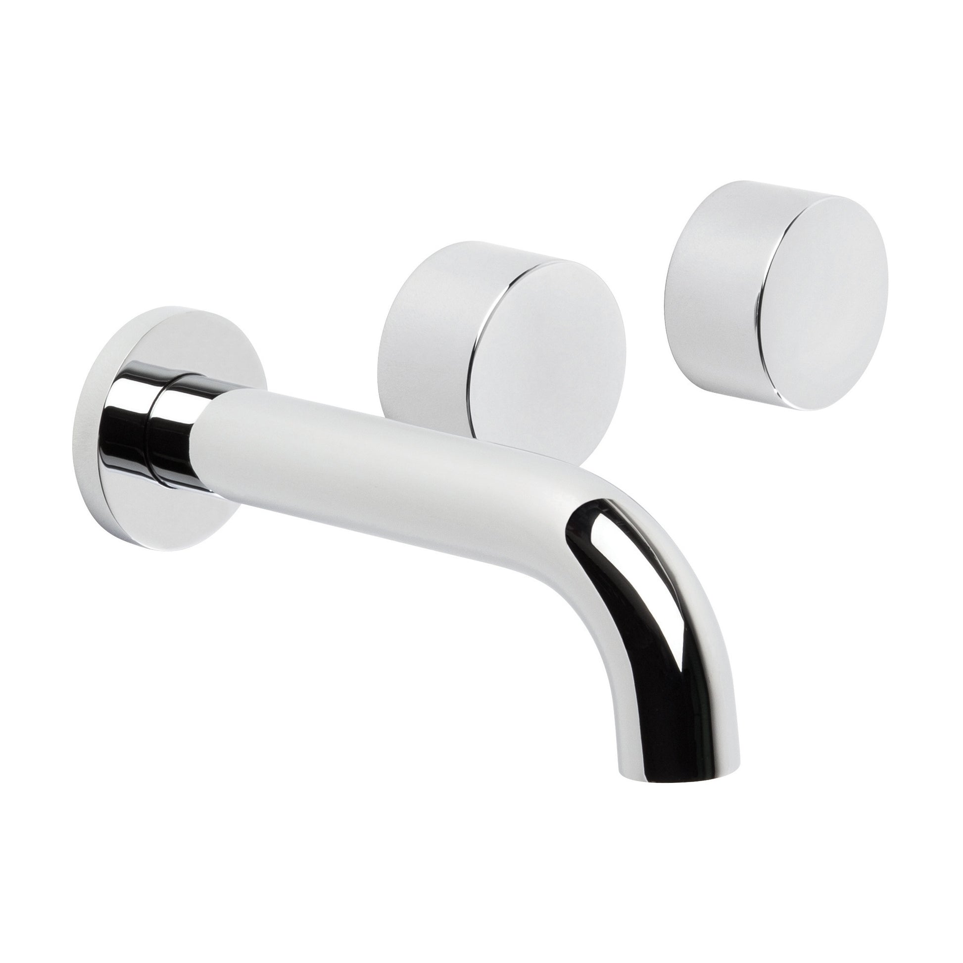 Halo 150mm Wall Set w Metal Handle, Durobrite Chrome