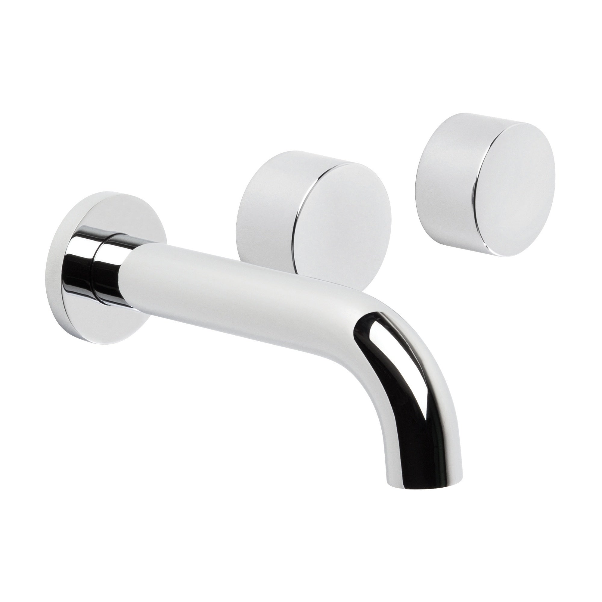 Halo 150mm Wall Set w Metal Handle, Durobrite Chrome