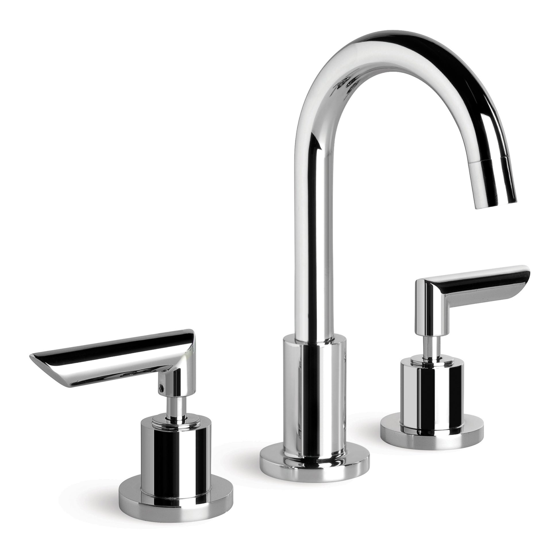 City Plus Basin Set w B Levers, Durobrite Chrome