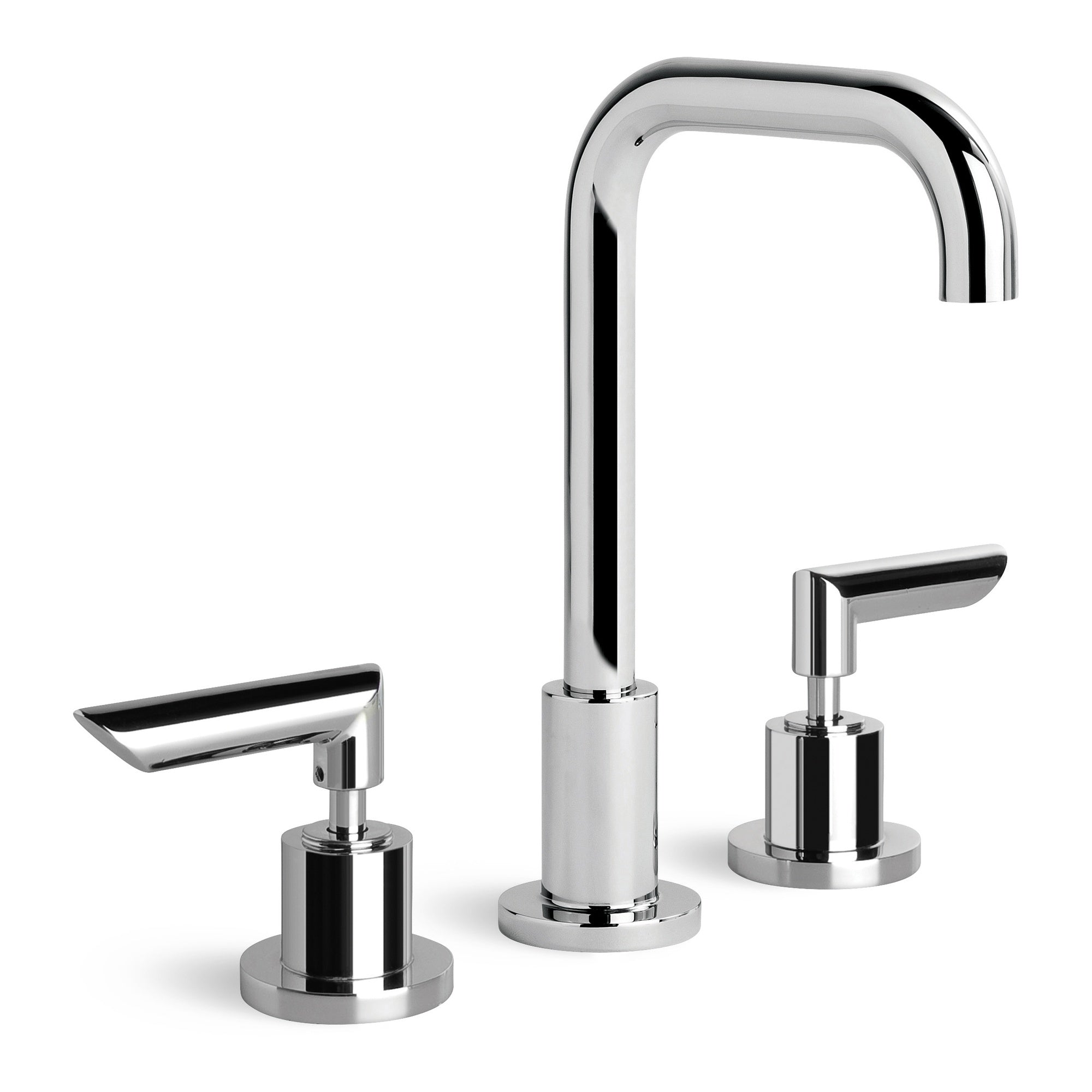 City Plus Basin Set w B Levers, Durobrite Chrome