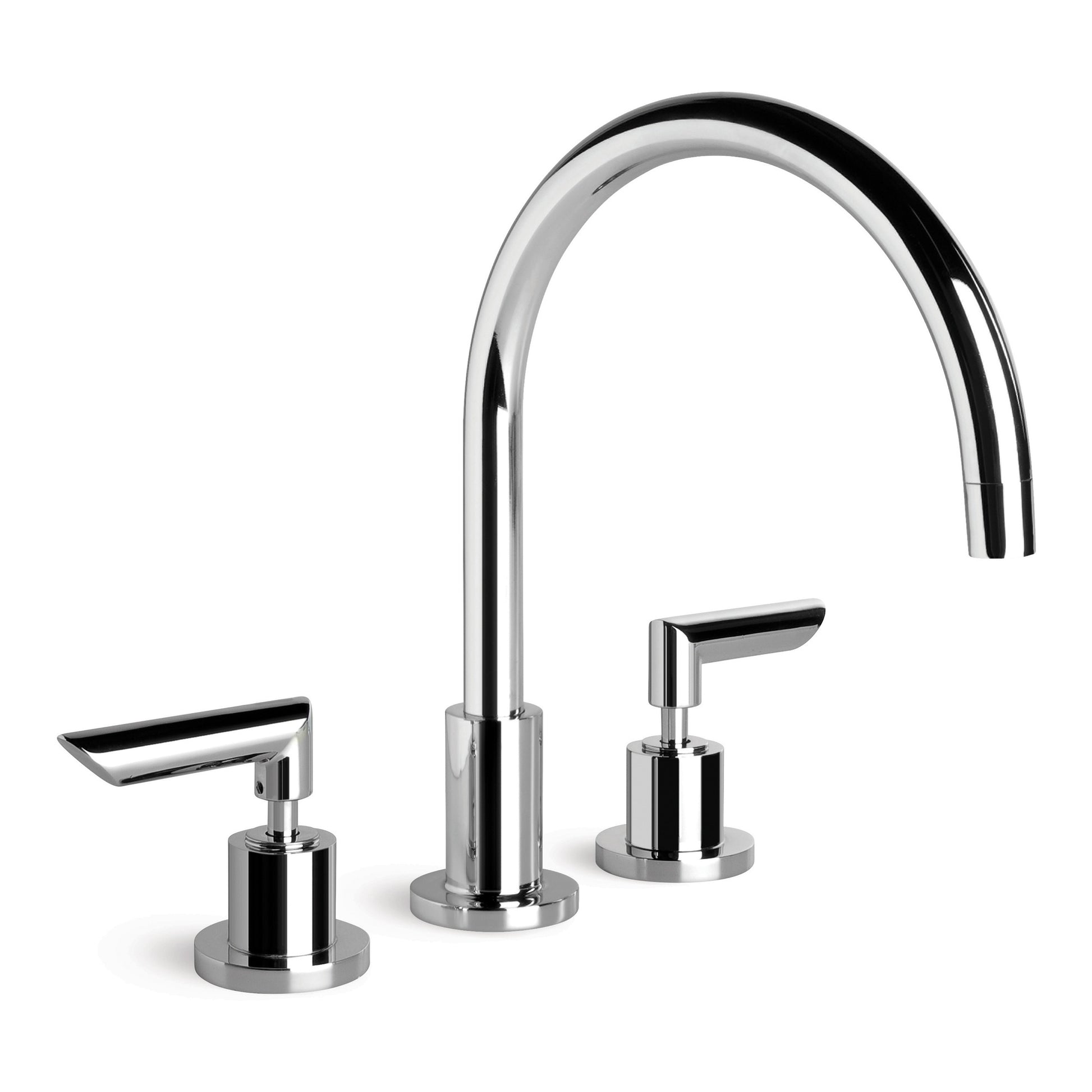 City Plus Bath Set w B Levers, Durobrite Chrome