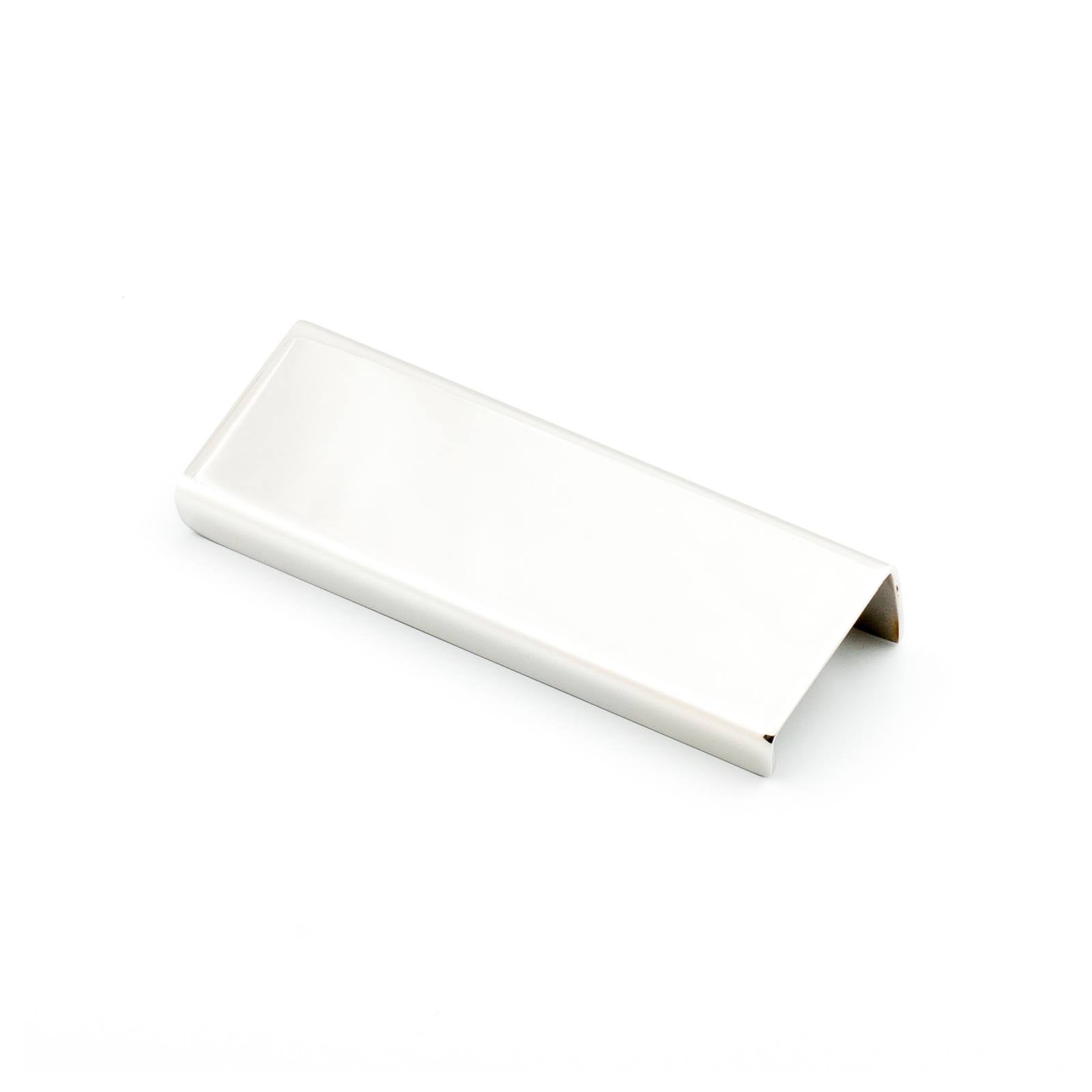 Ledge 100mm Lip Pull, Polished Stainless Steel