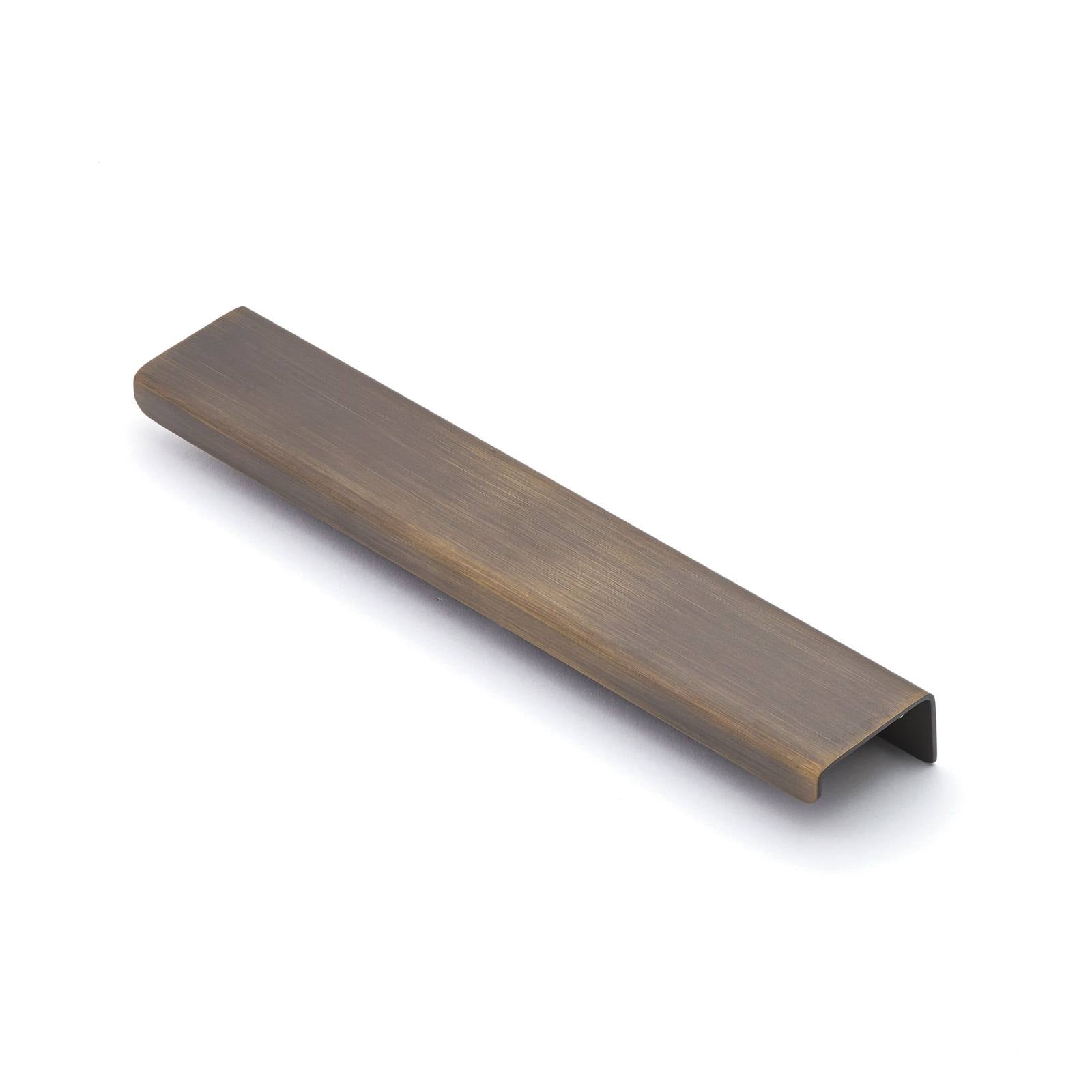 Ledge 200mm Solid Brass Lip Pull, Bronze