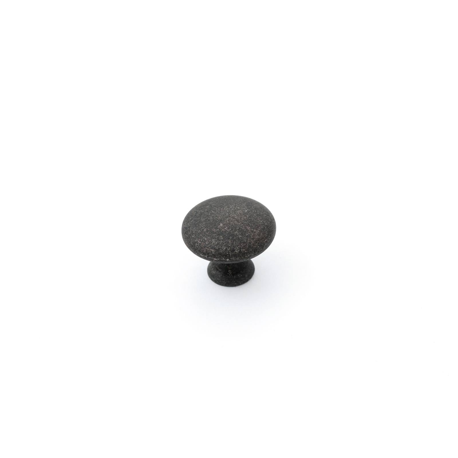 Shaker 30mm Plain Knob, Antique Black