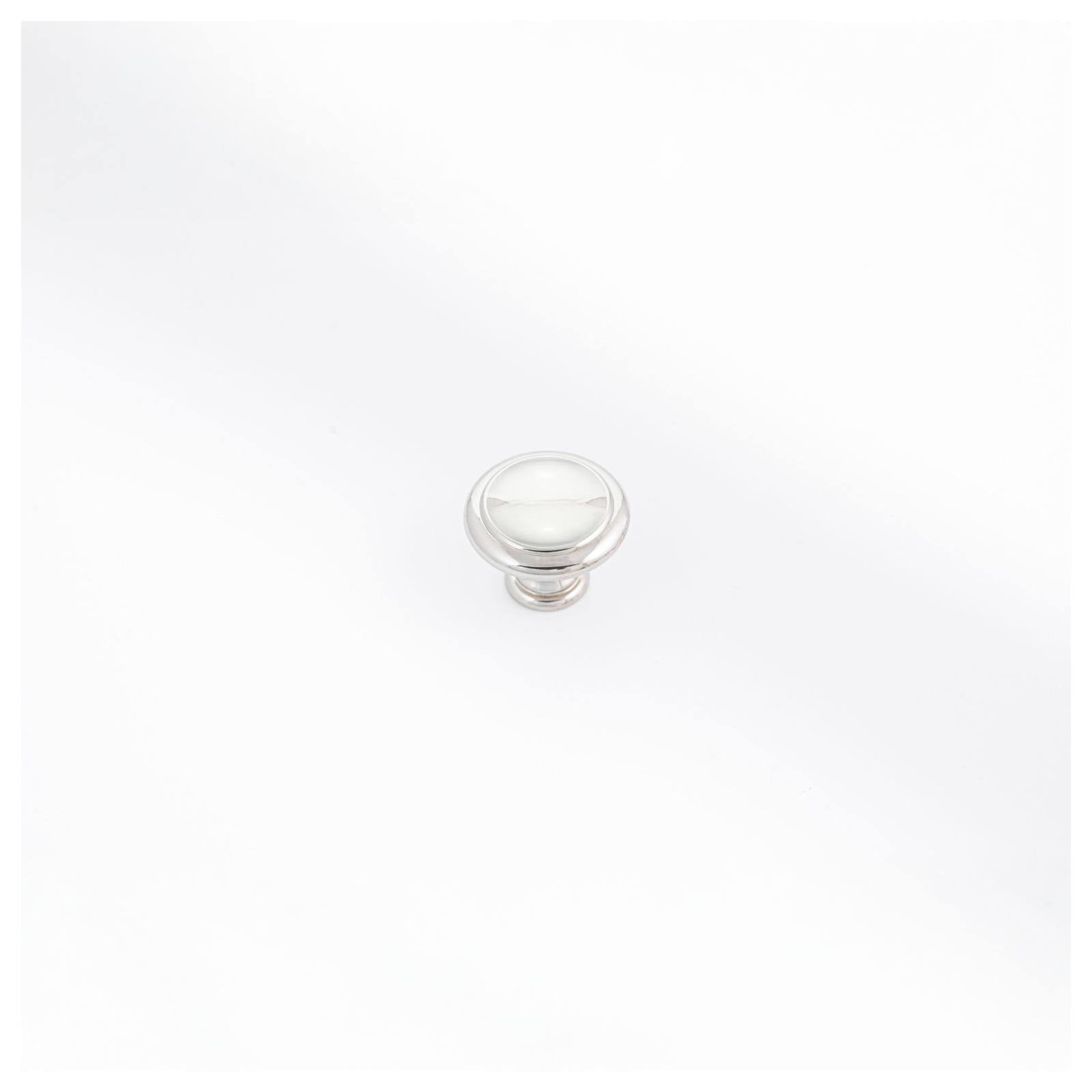 Windsor 30mm Knob, Polished Nickel