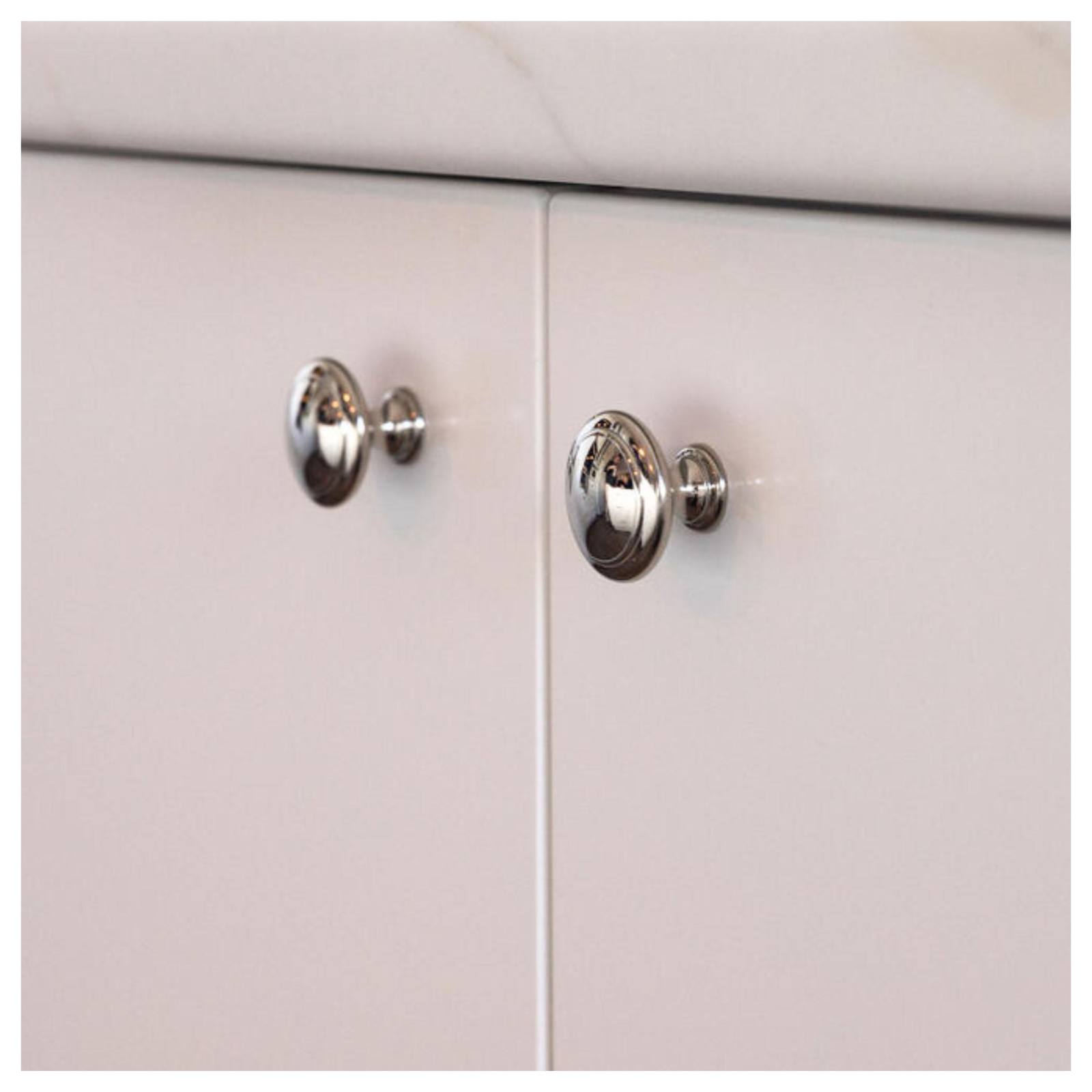 Windsor 30mm Knob, Polished Nickel